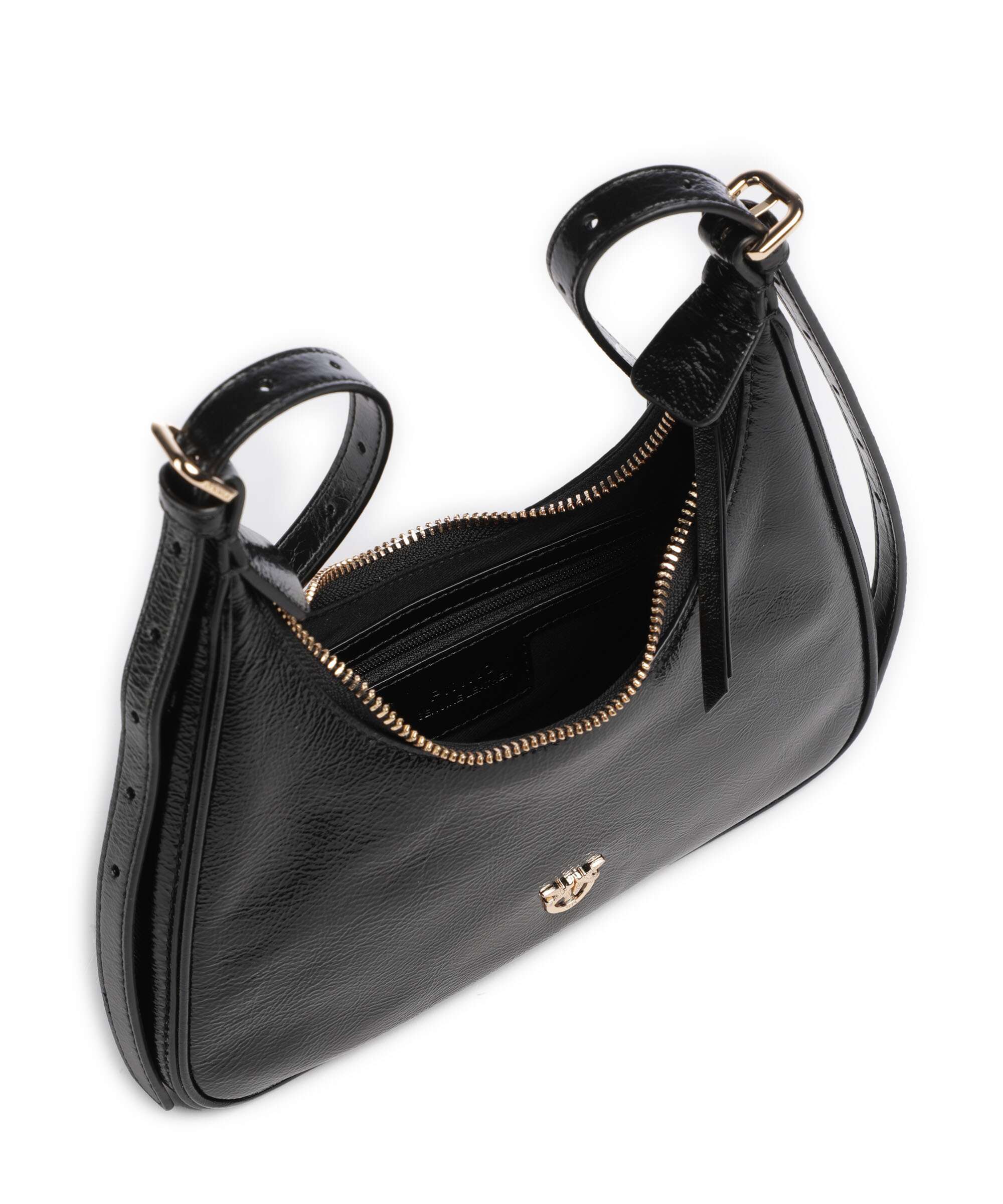 Pinko Miss Pinko Mini Schoudertas nero limousine/oro - Image 5