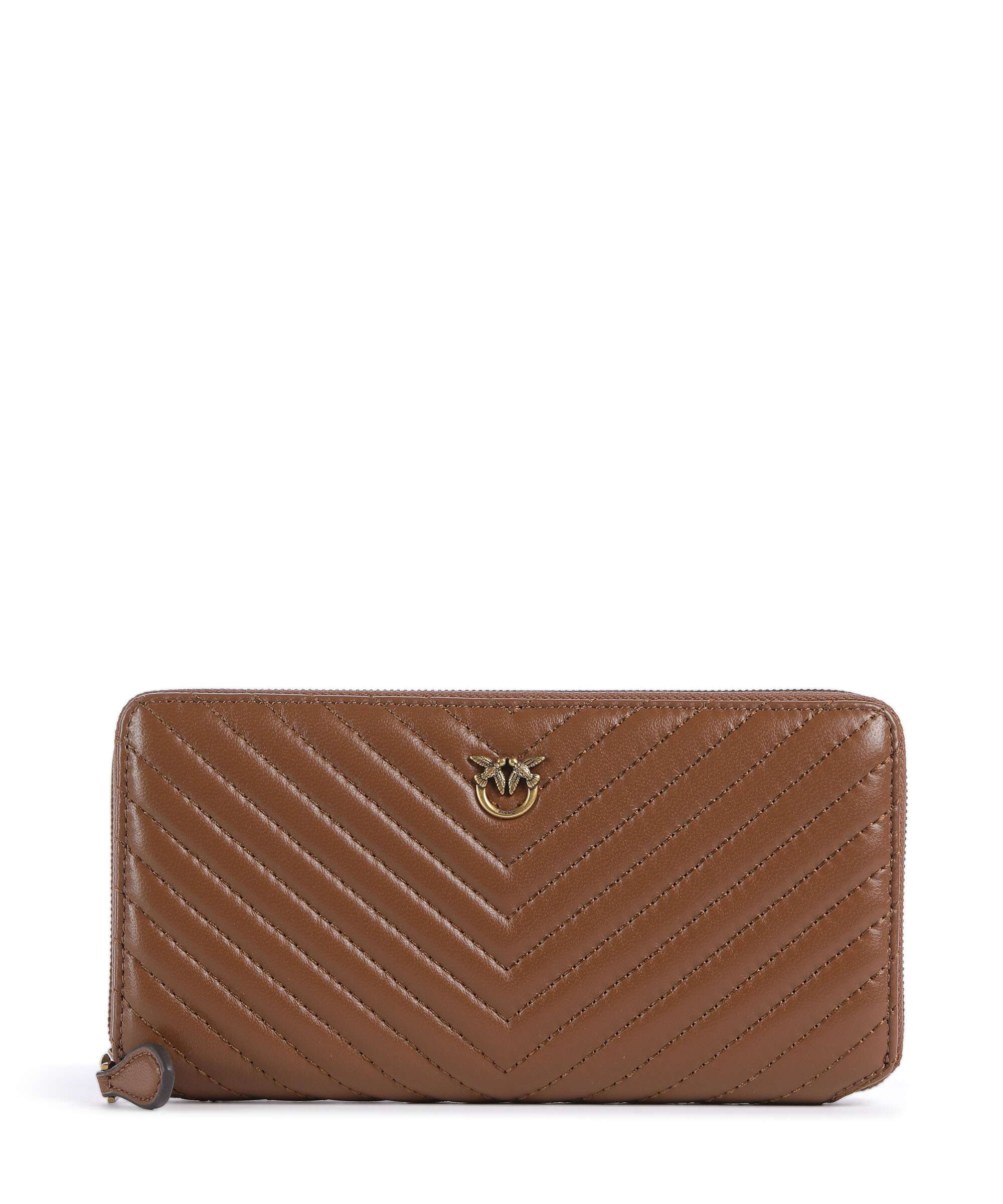 Pinko Ryder Portemonnee marrone/leone/antique gold