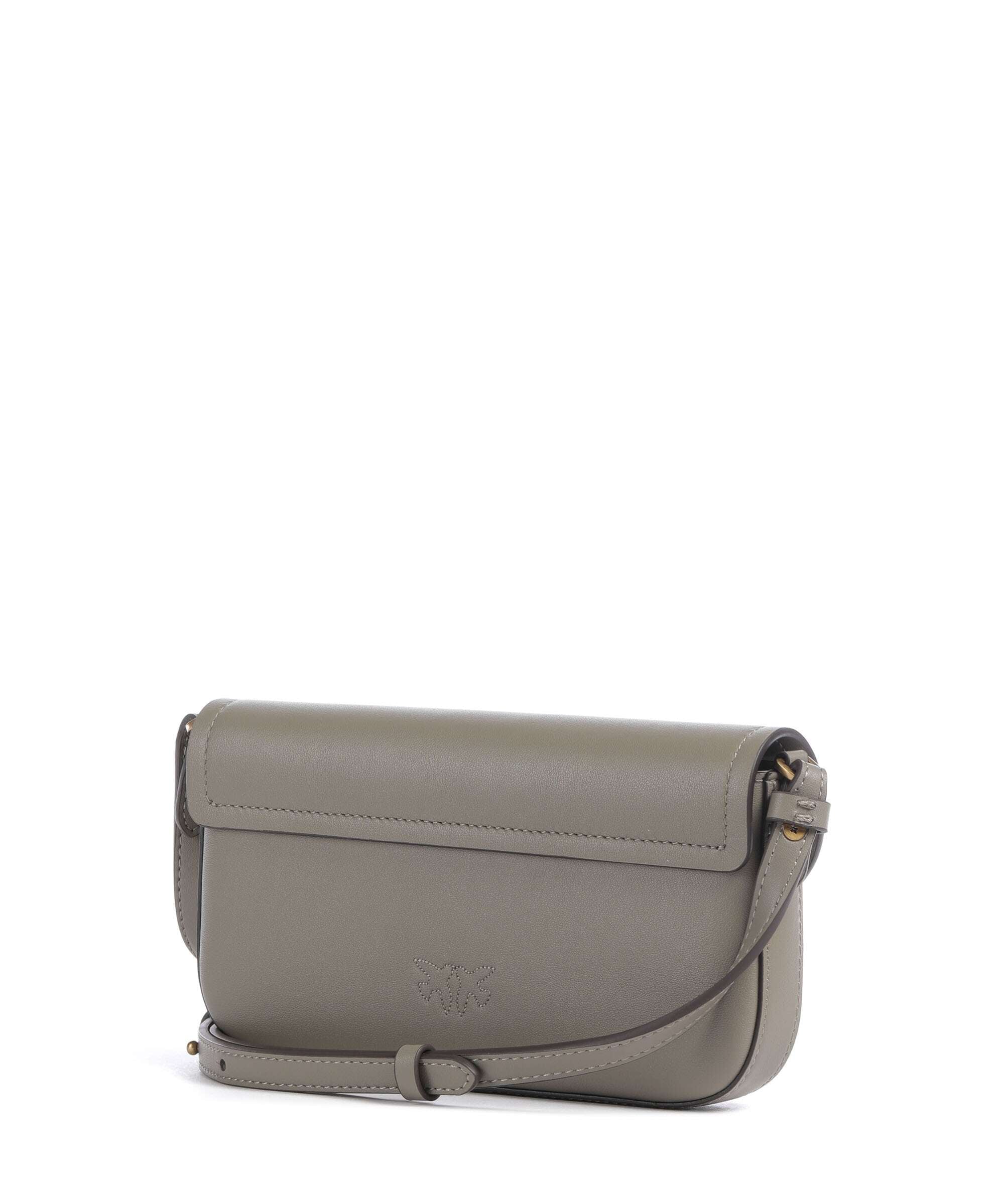 Pinko Saddle Flat Crossbody tas noce/antique gold - Image 2