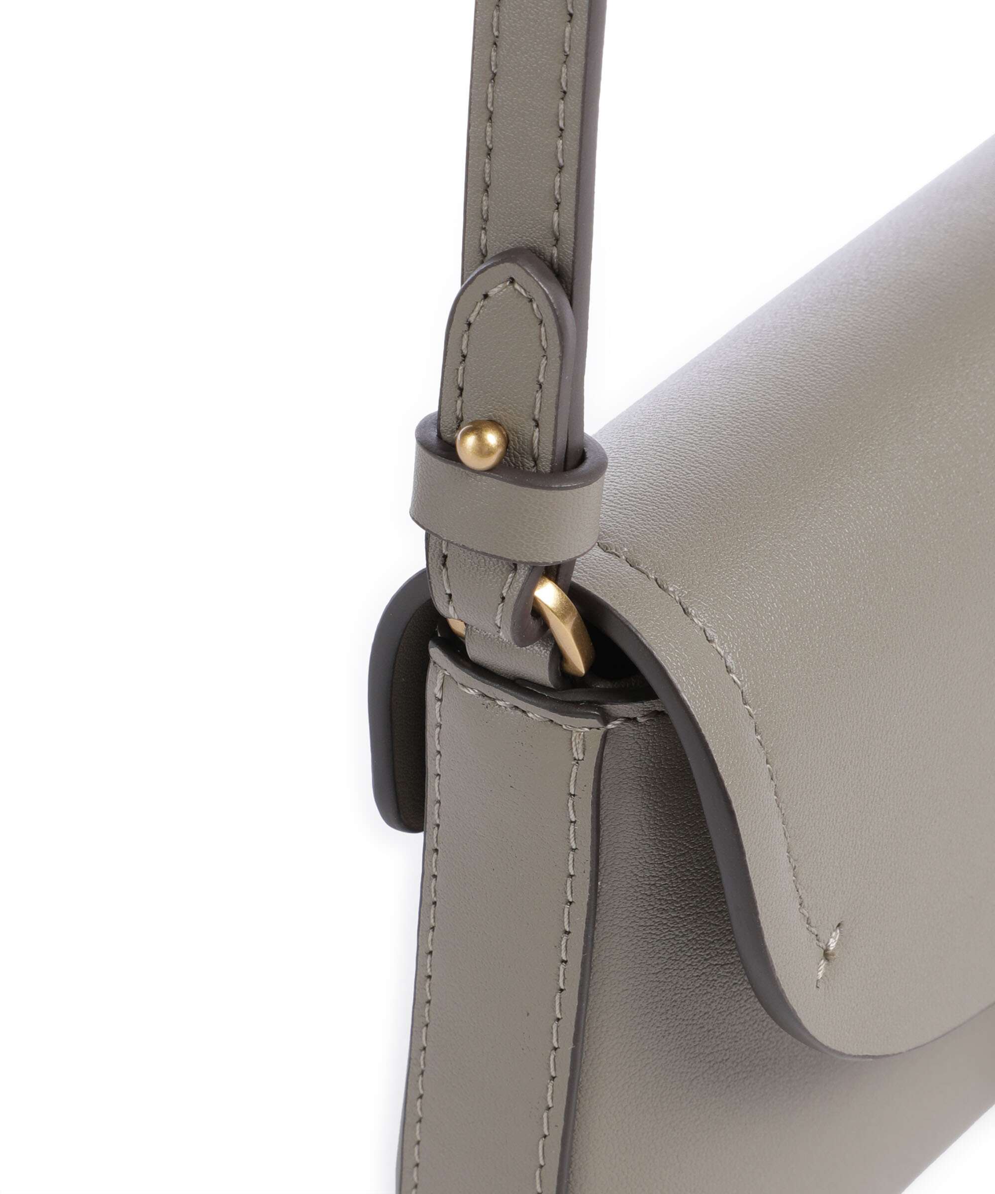 Pinko Saddle Flat Crossbody tas noce/antique gold - Image 4