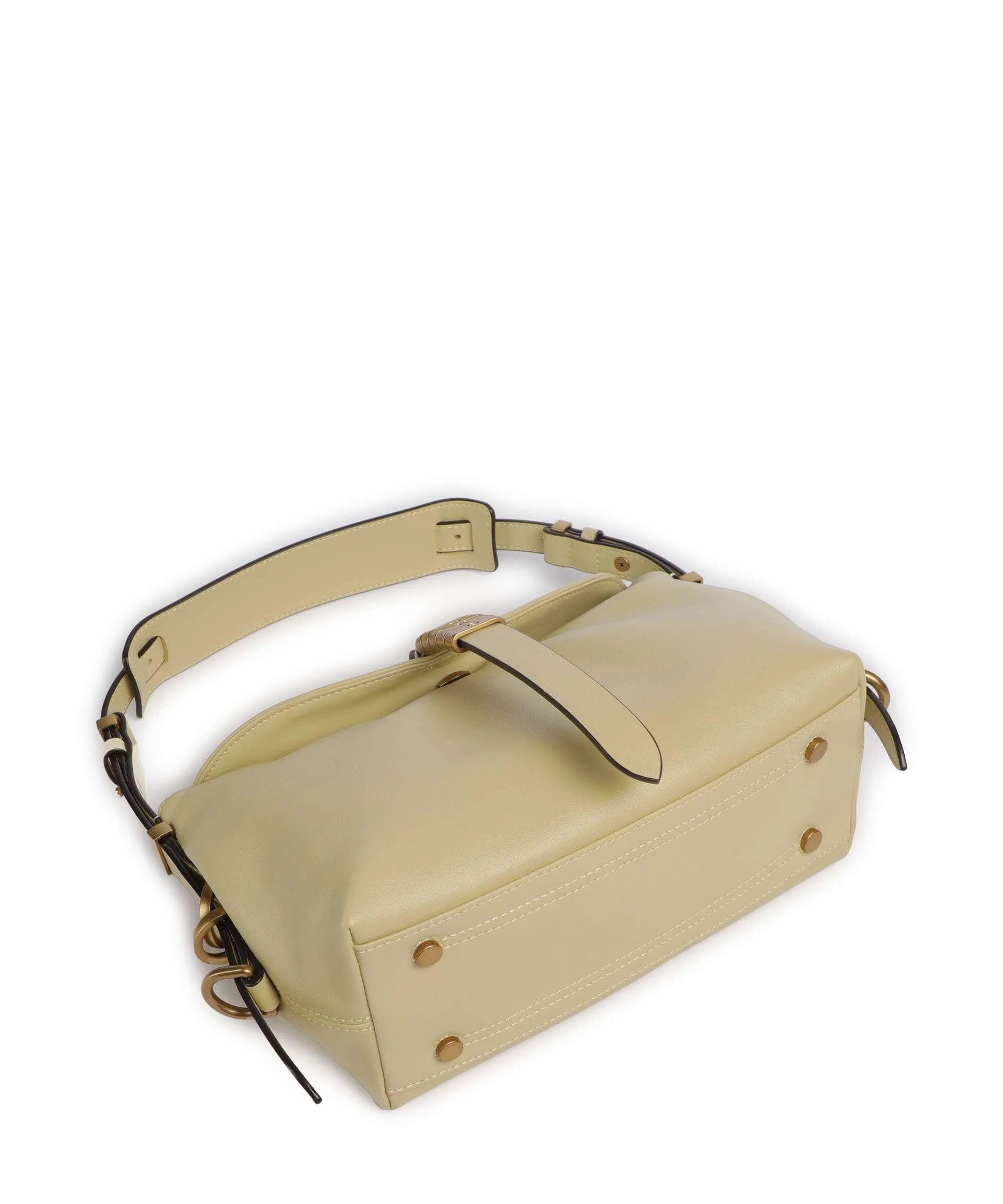 Pinko Saddle Horizontal Mini Schoudertas giallo vaniglia/antique gold - Image 5