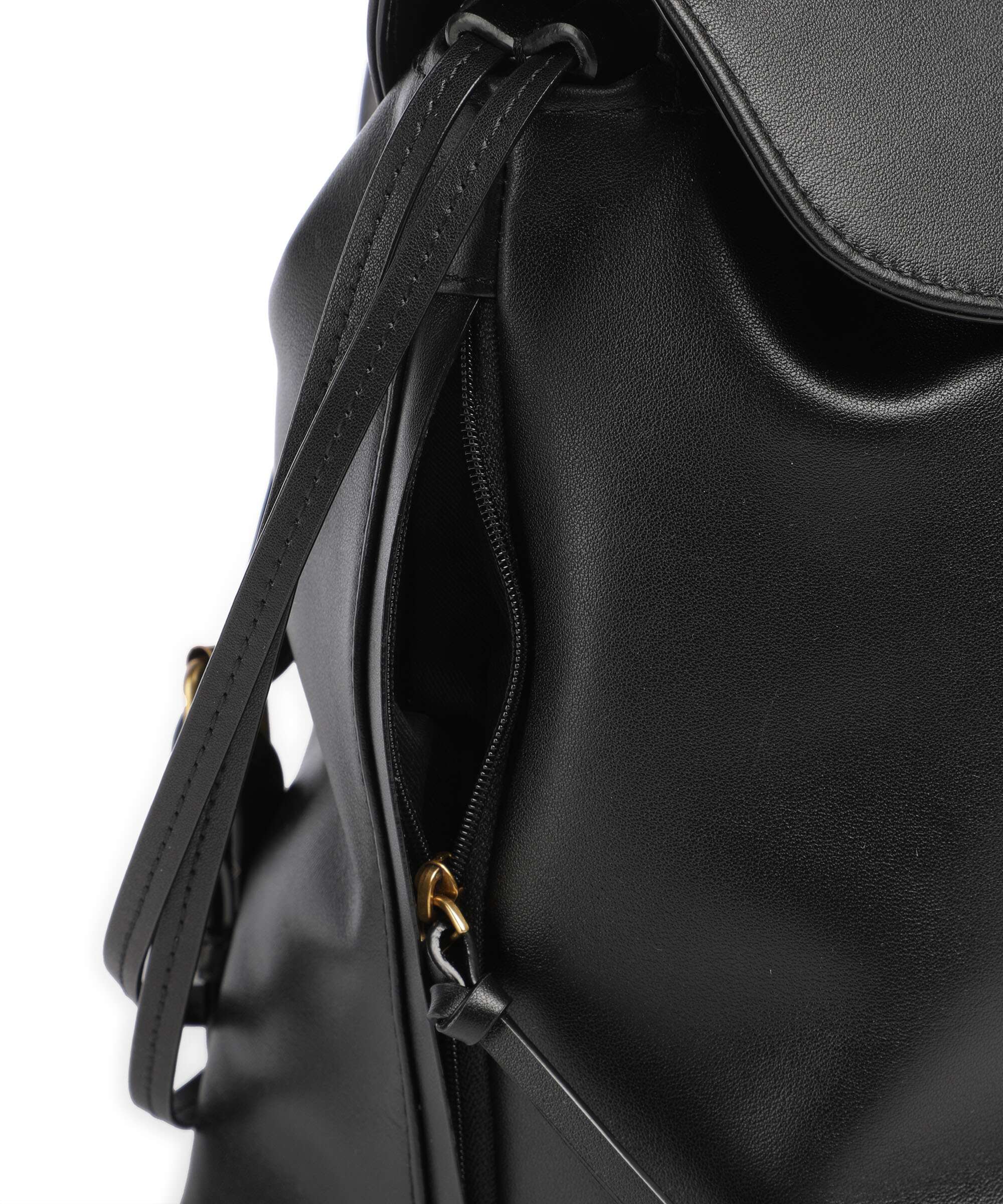 Pinko Saddle Rugzak-tas nero/antique gold - Image 4
