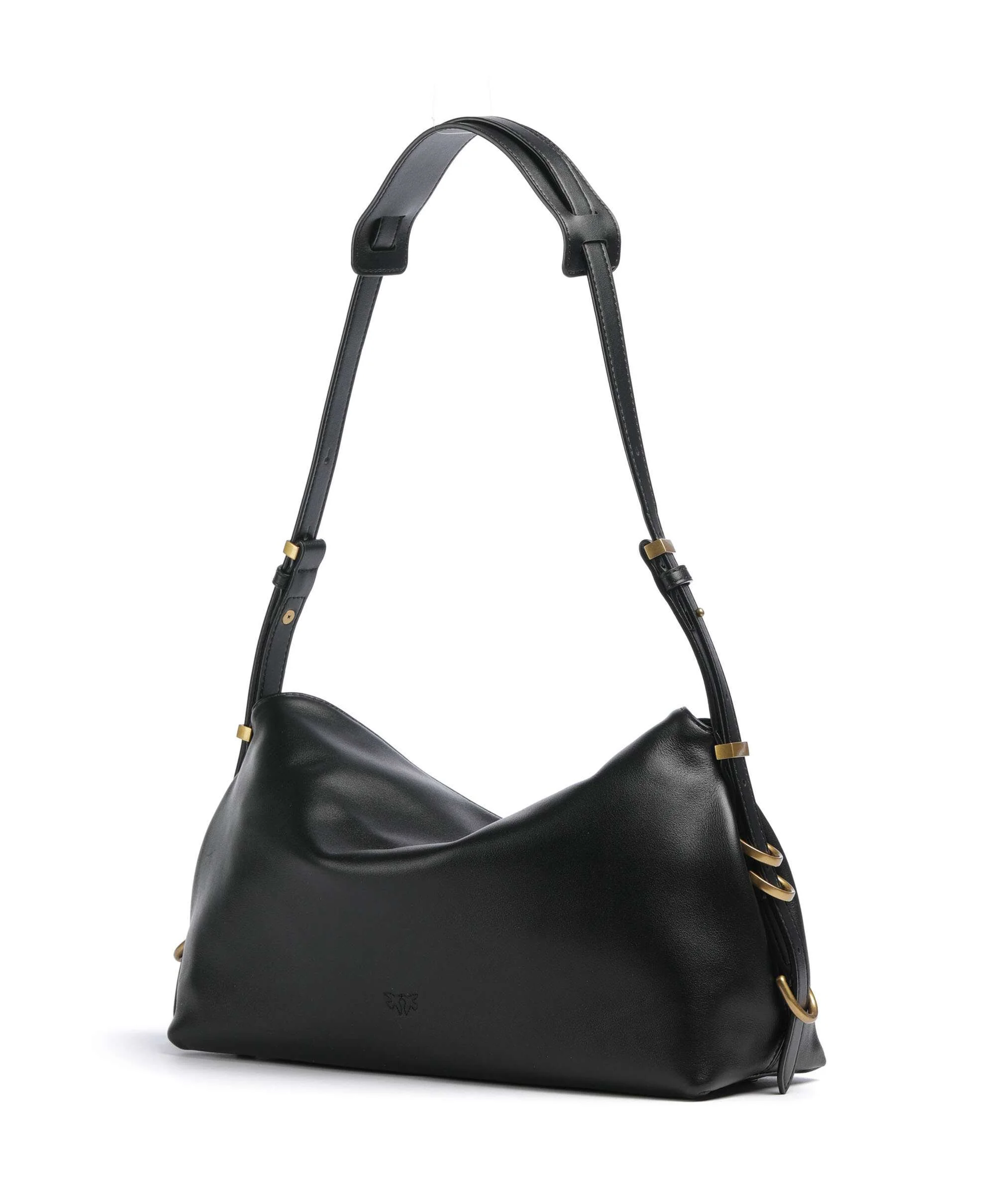 Pinko Saddle Schoudertas nero/antique gold - Image 2