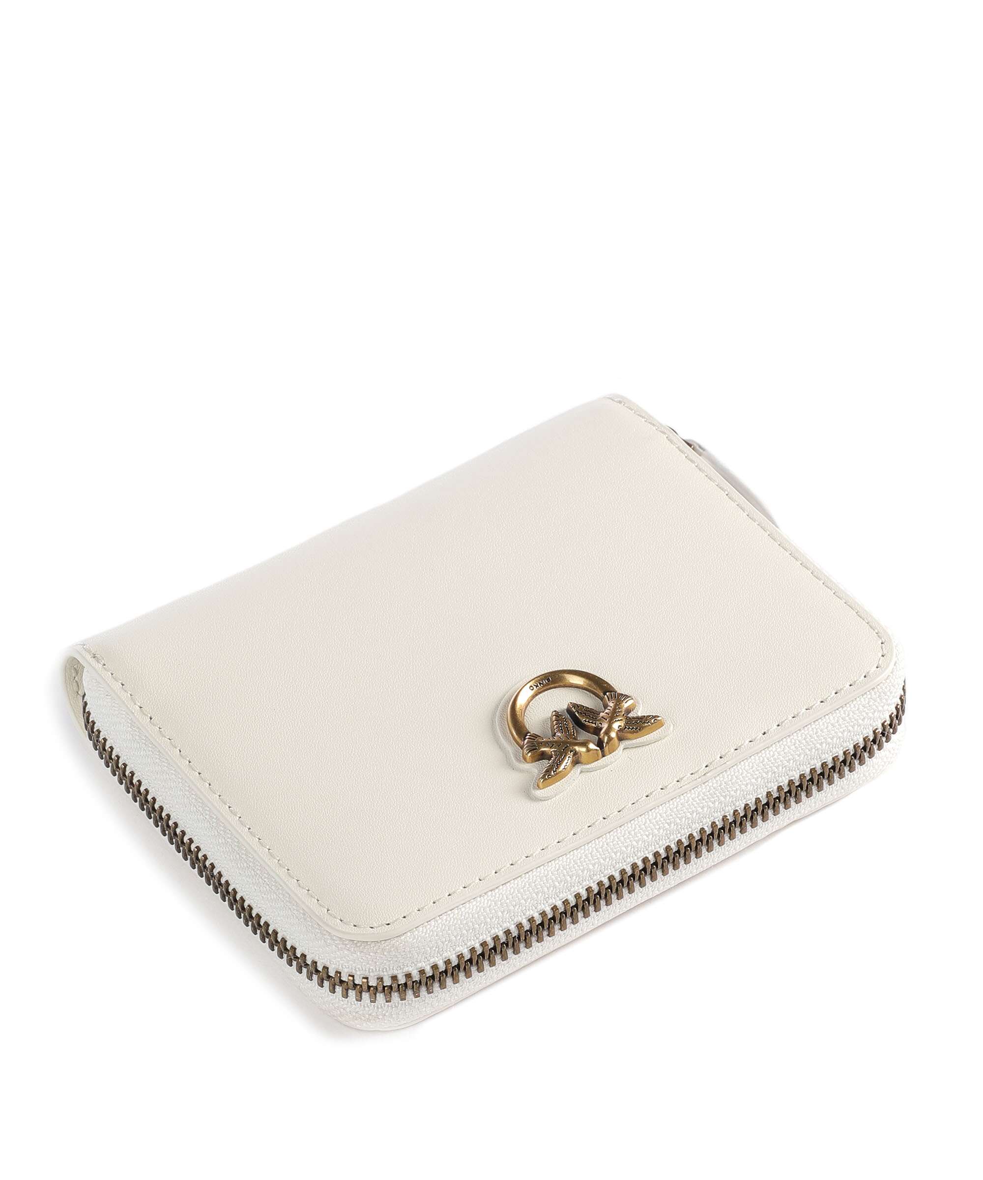 Pinko Taylor Portemonnee bianco seta/antique gold - Image 4