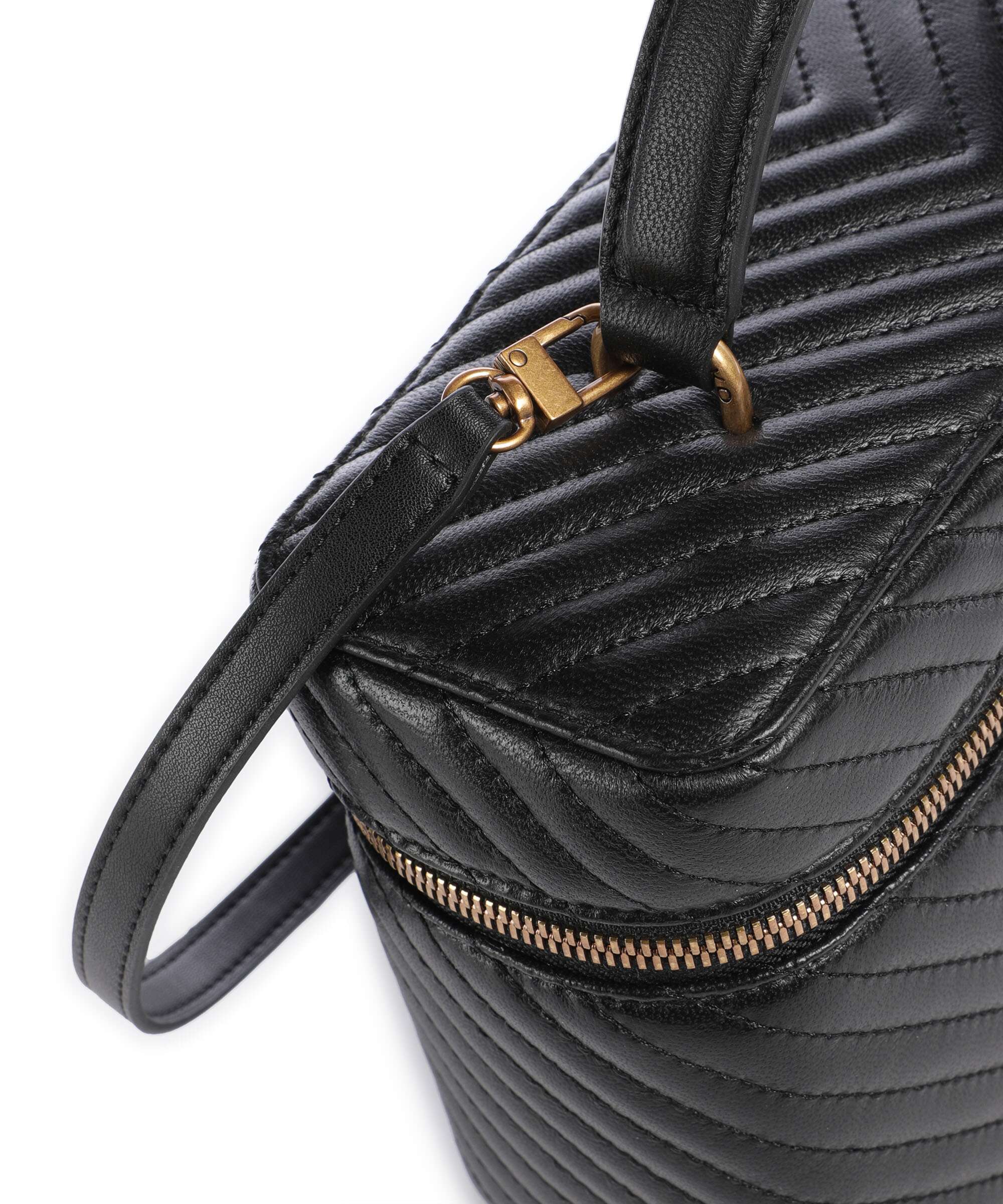 Pinko Vanity Classic Handtas nero/antique gold - Image 4