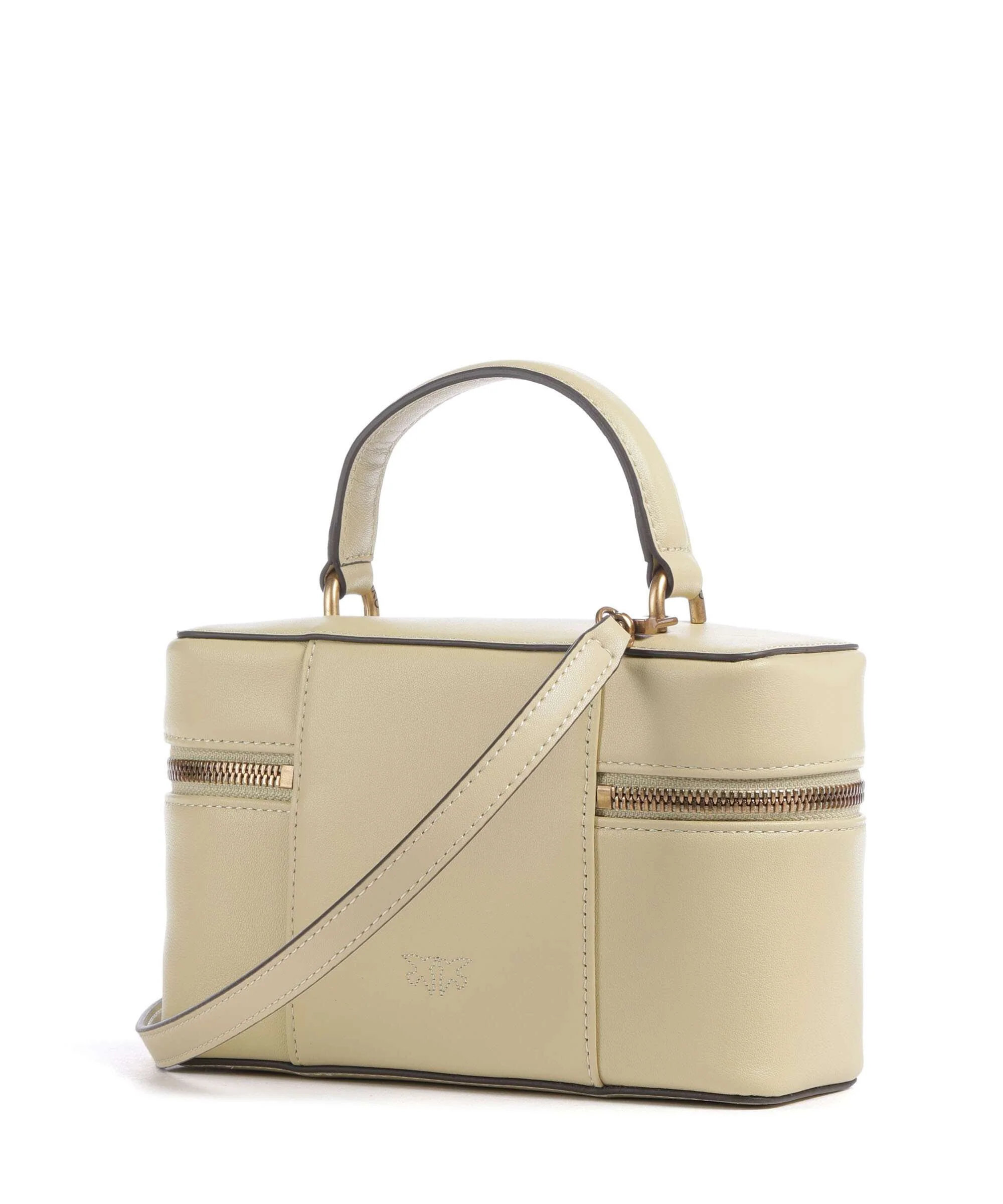 Pinko Vanity Mini Crossbody tas giallo vaniglia/antique gold - Image 2