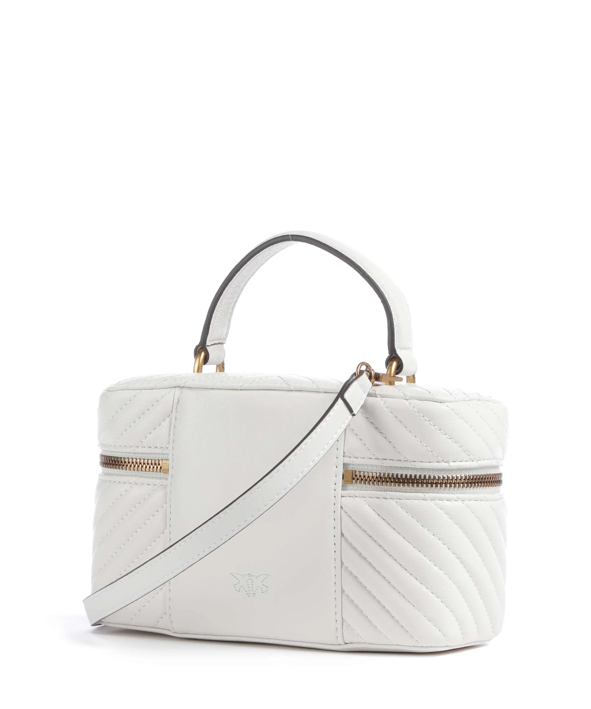 Pinko Vanity Mini Handtas bianco nembo/antique gold - Image 2