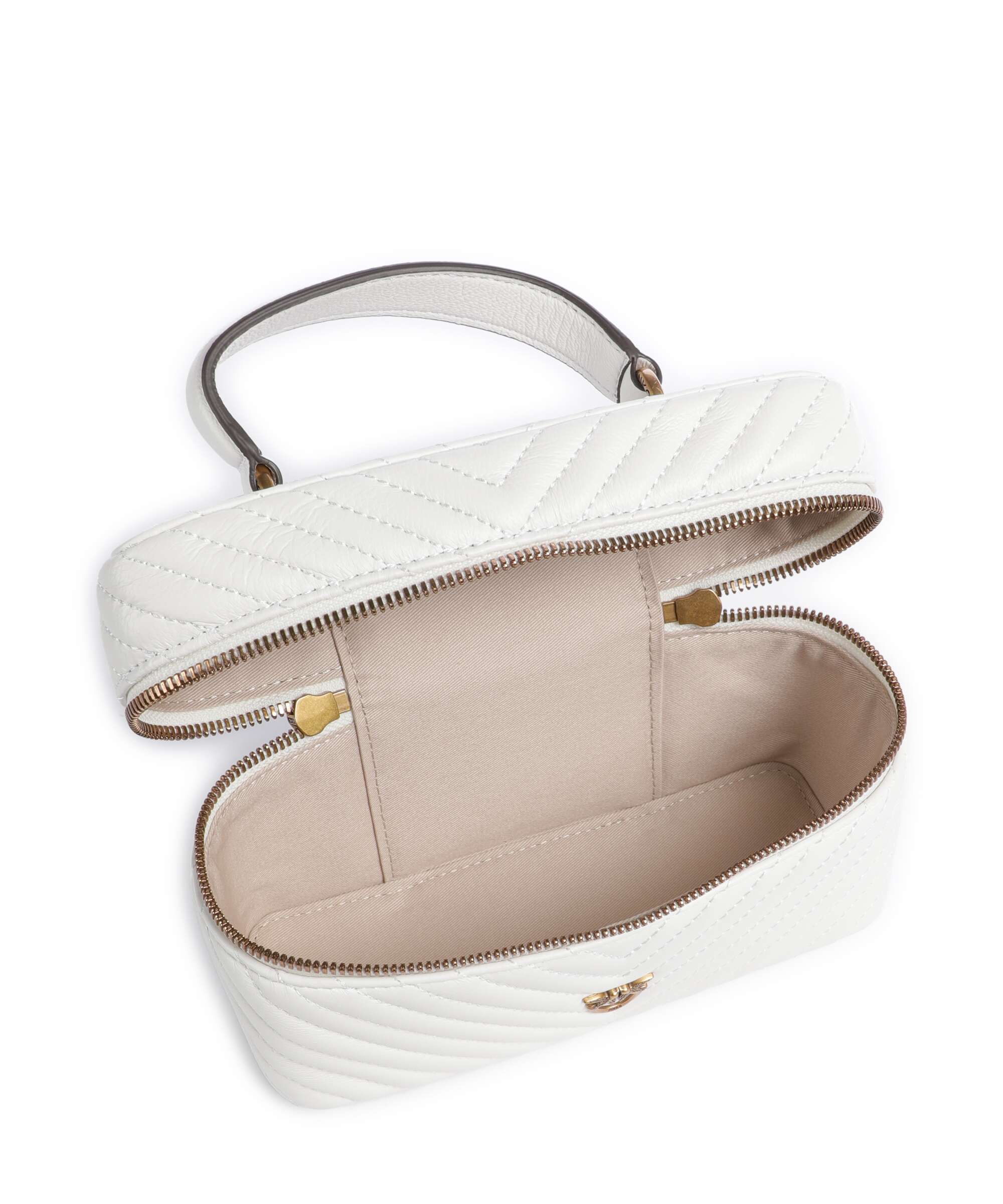 Pinko Vanity Mini Handtas bianco nembo/antique gold - Image 6