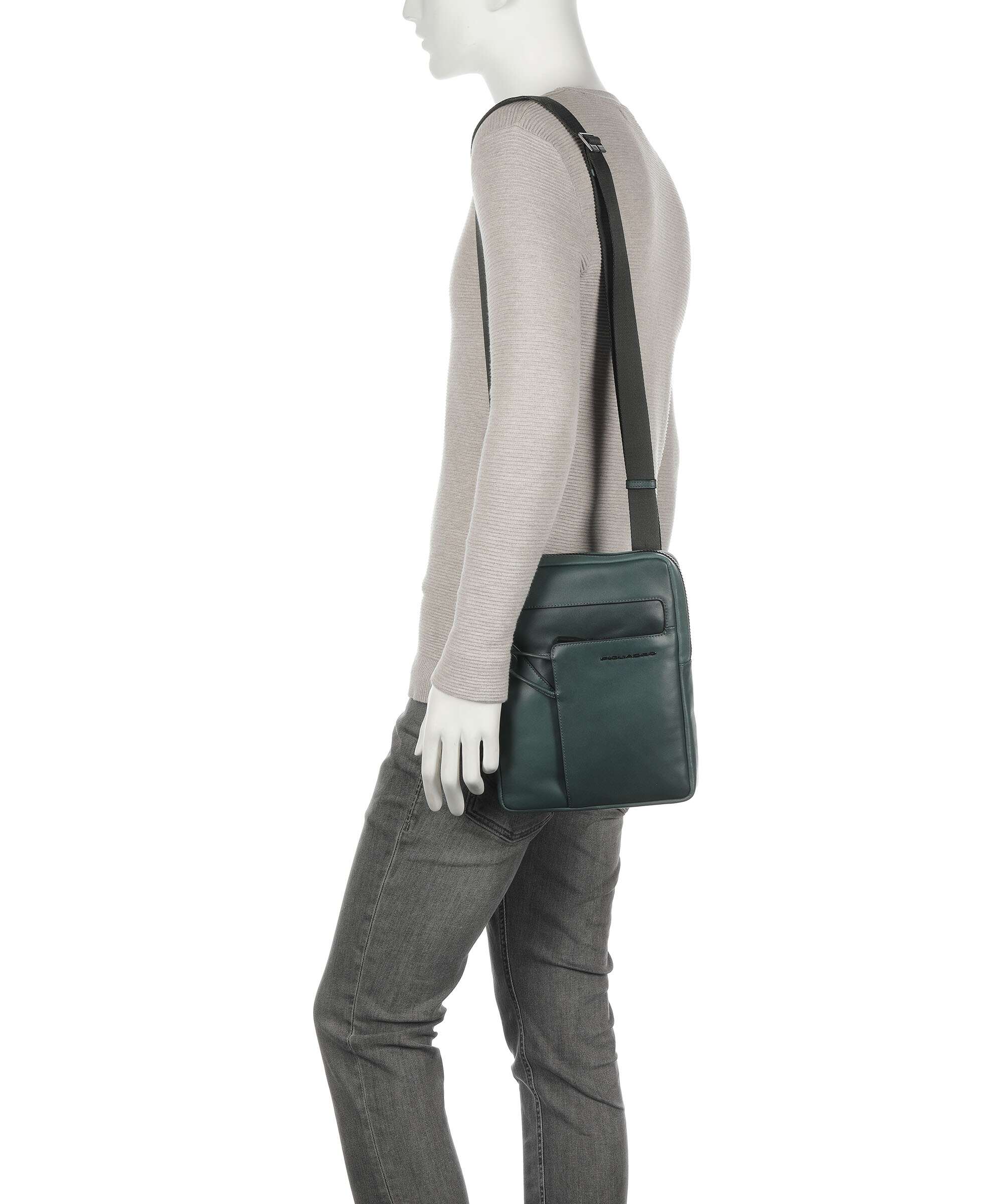 Piquadro AKRON Crossbody tas verde - Image 3