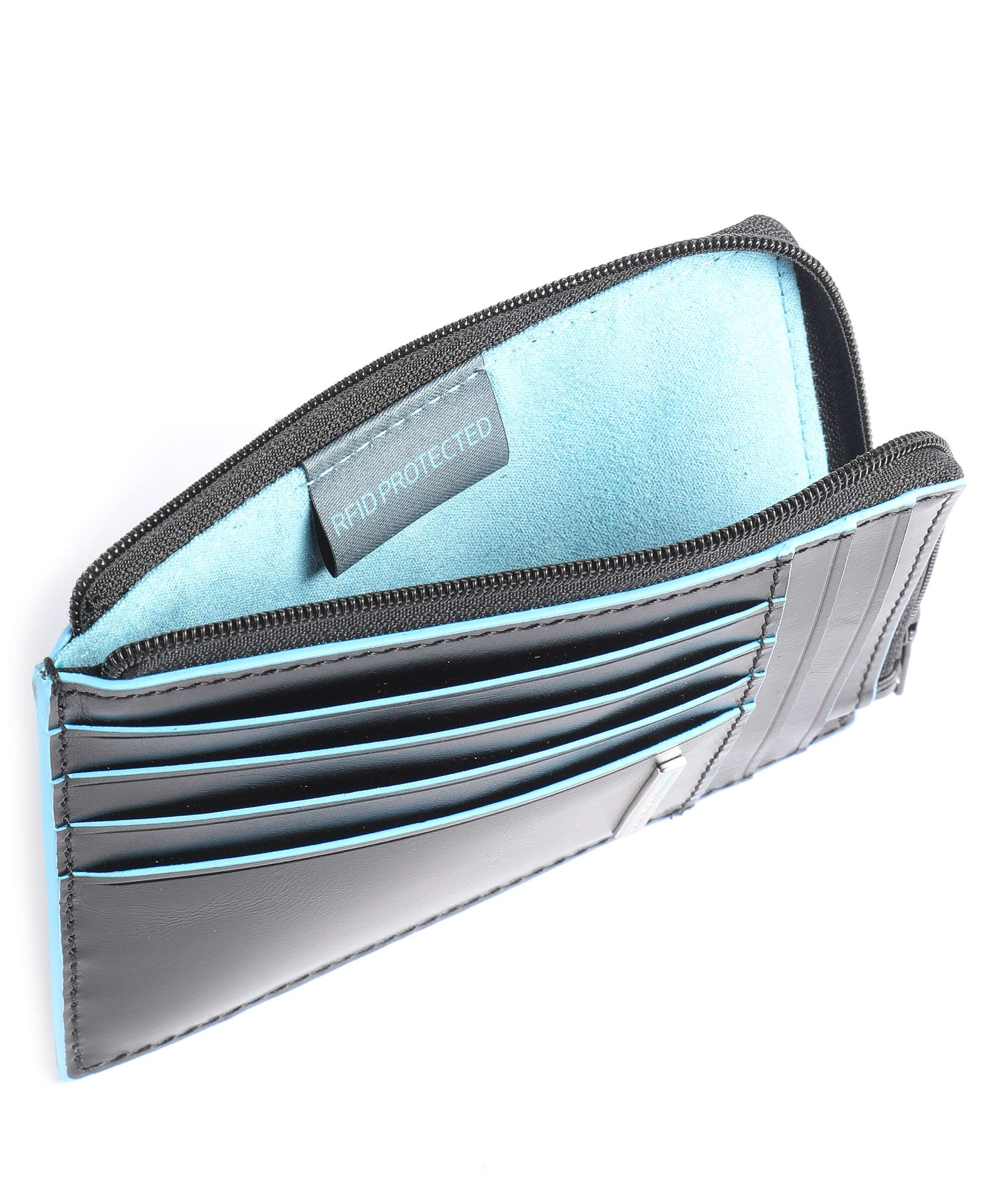 Piquadro Blue Square Creditcardhouder black - Image 4