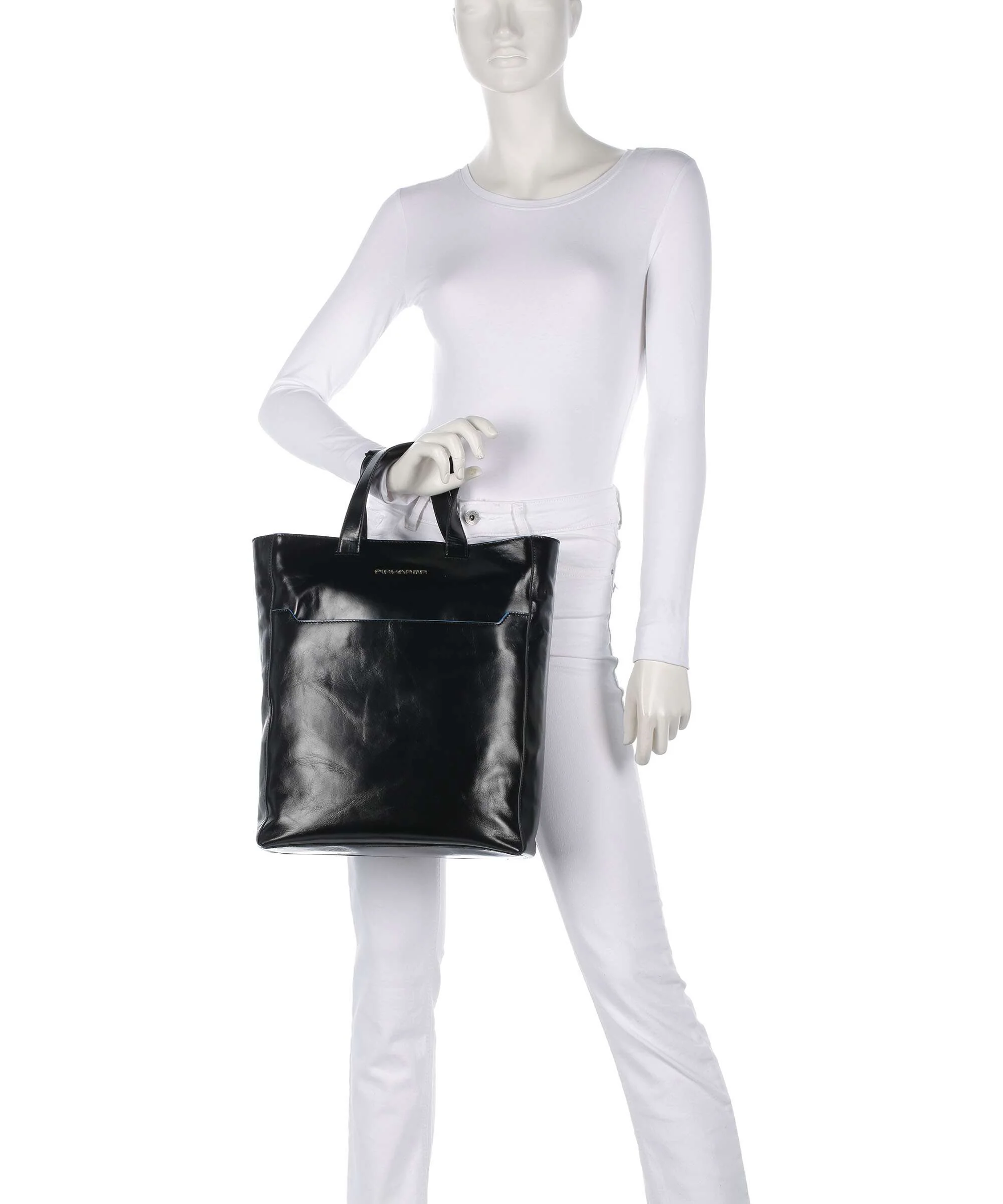 Piquadro Blue Square Hobo tas black - Image 3