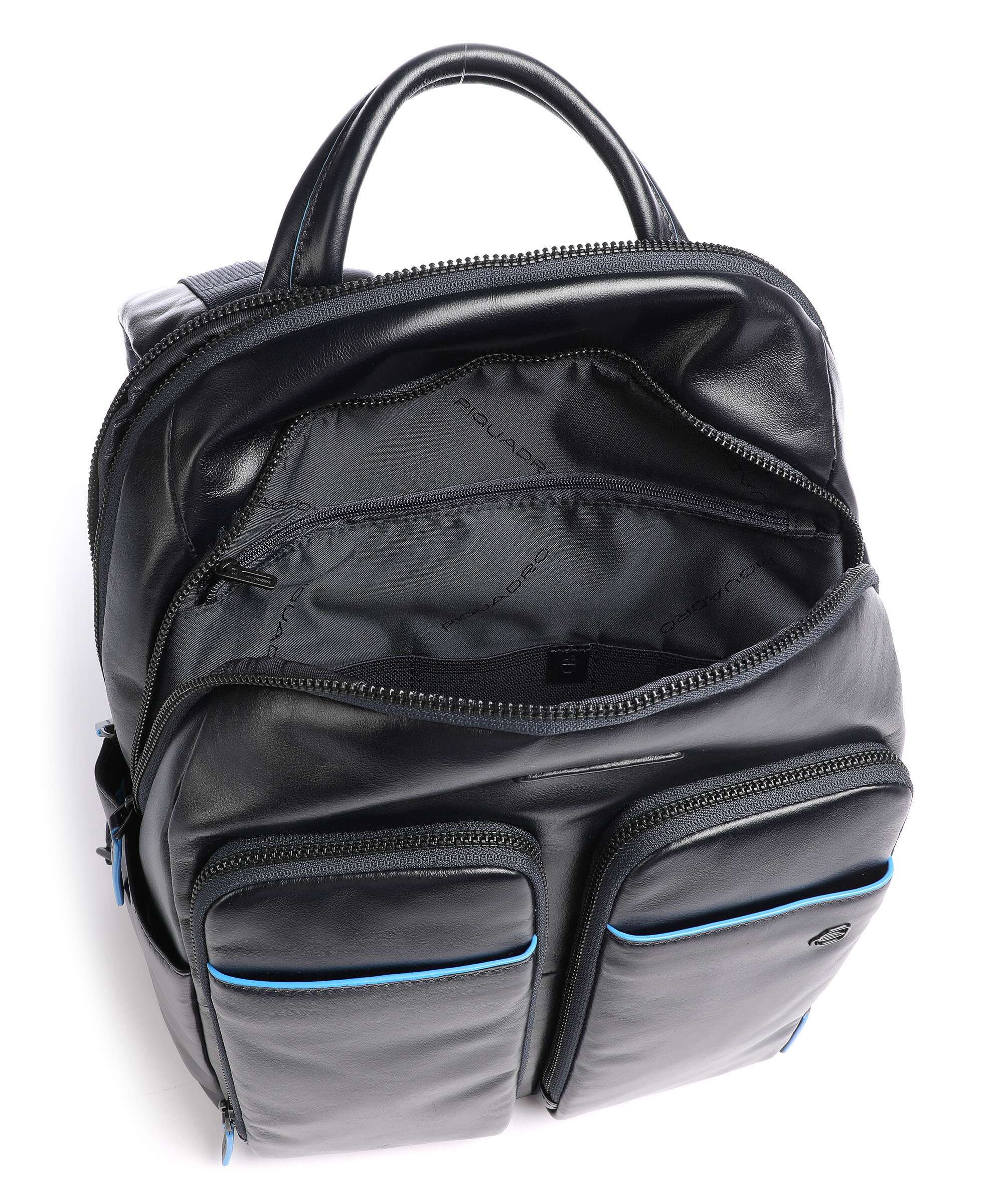 Piquadro Blue Square Revamp Laptop rugzak blue - Image 4