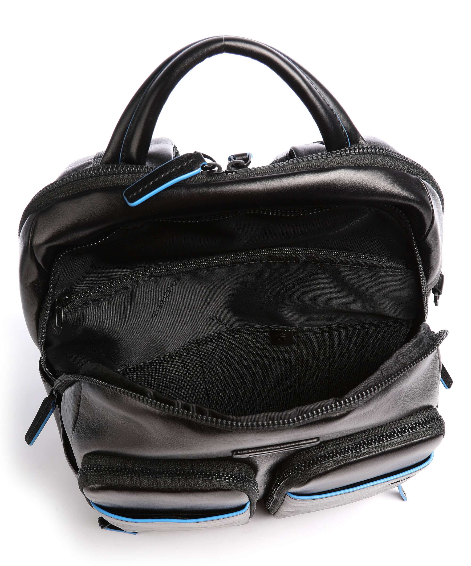 Piquadro Blue Square Revamp Laptop rugzak black - Image 4