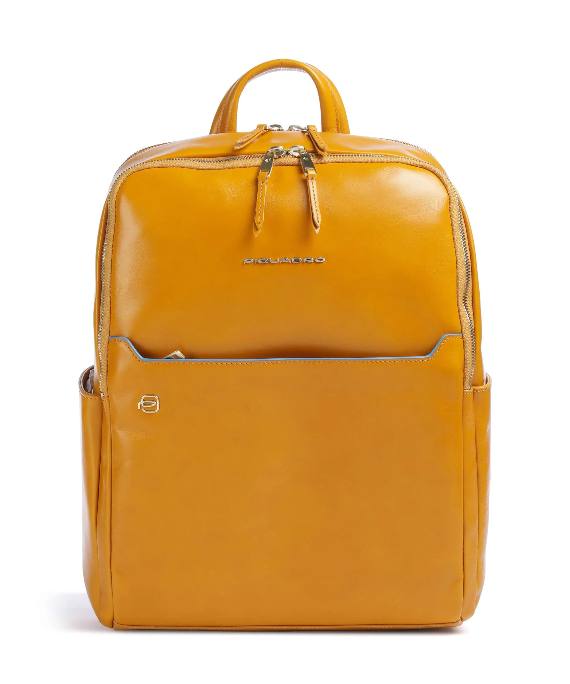 Piquadro Blue Square Rugzak mustard