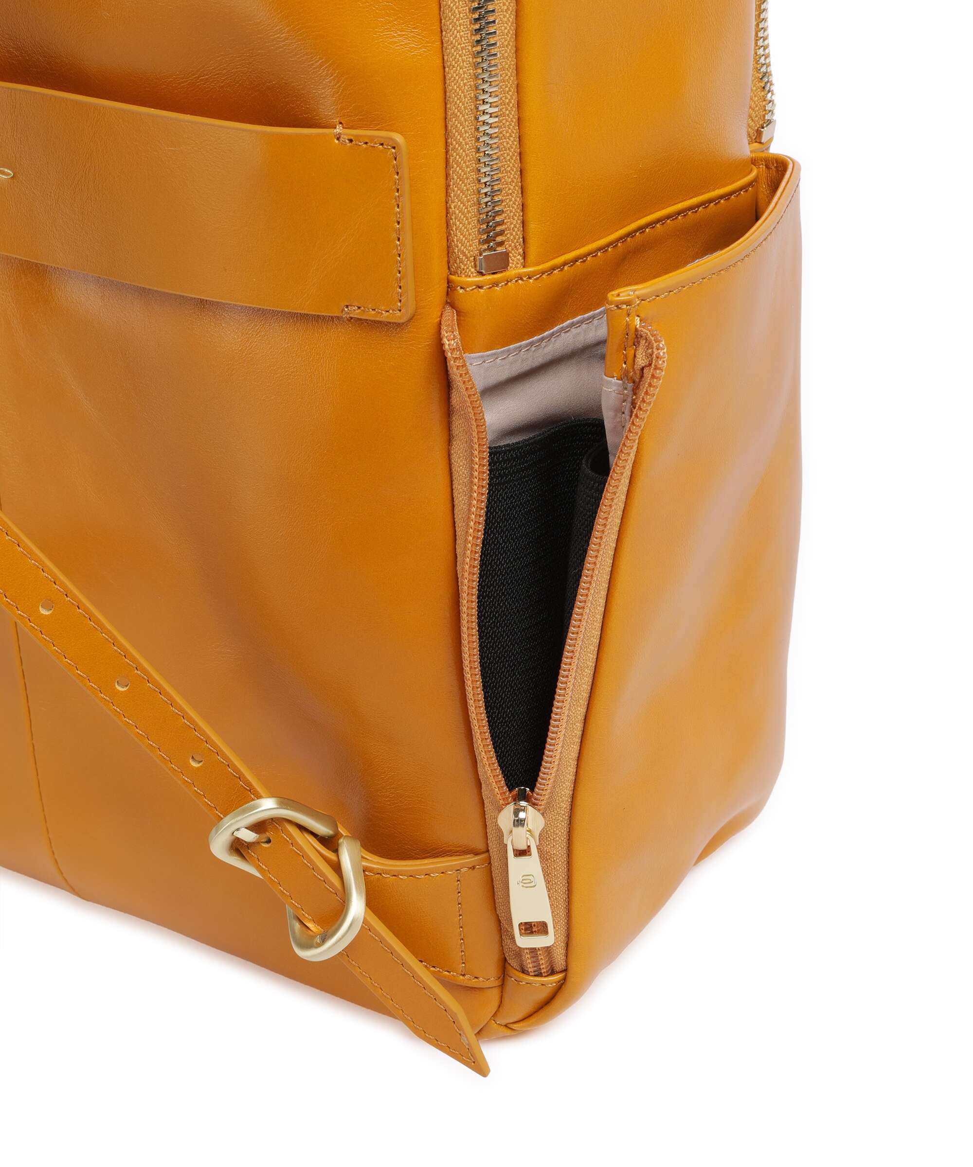 Piquadro Blue Square Rugzak mustard - Image 3