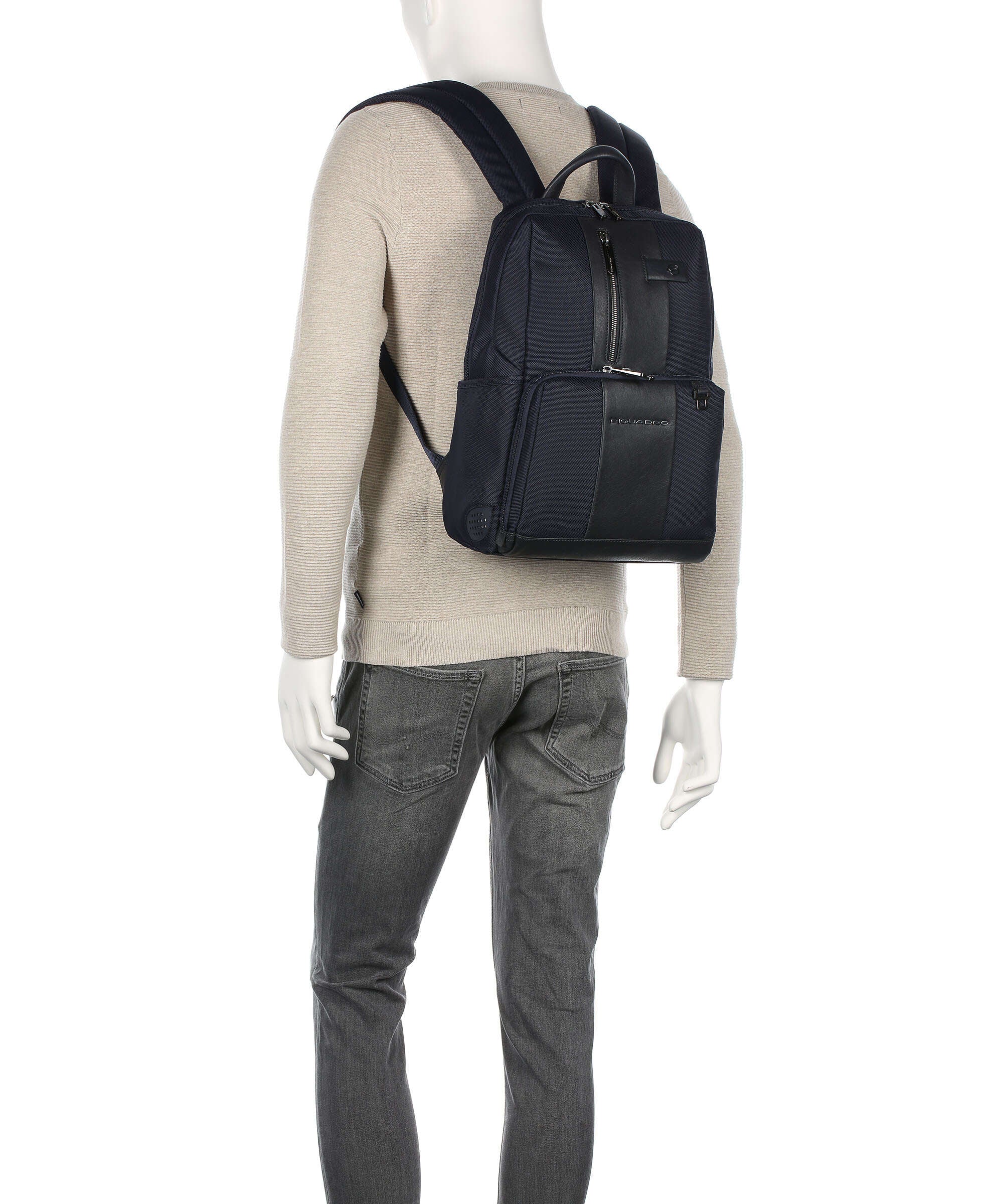 Piquadro Brief 2 Laptop rugzak blue - Image 3