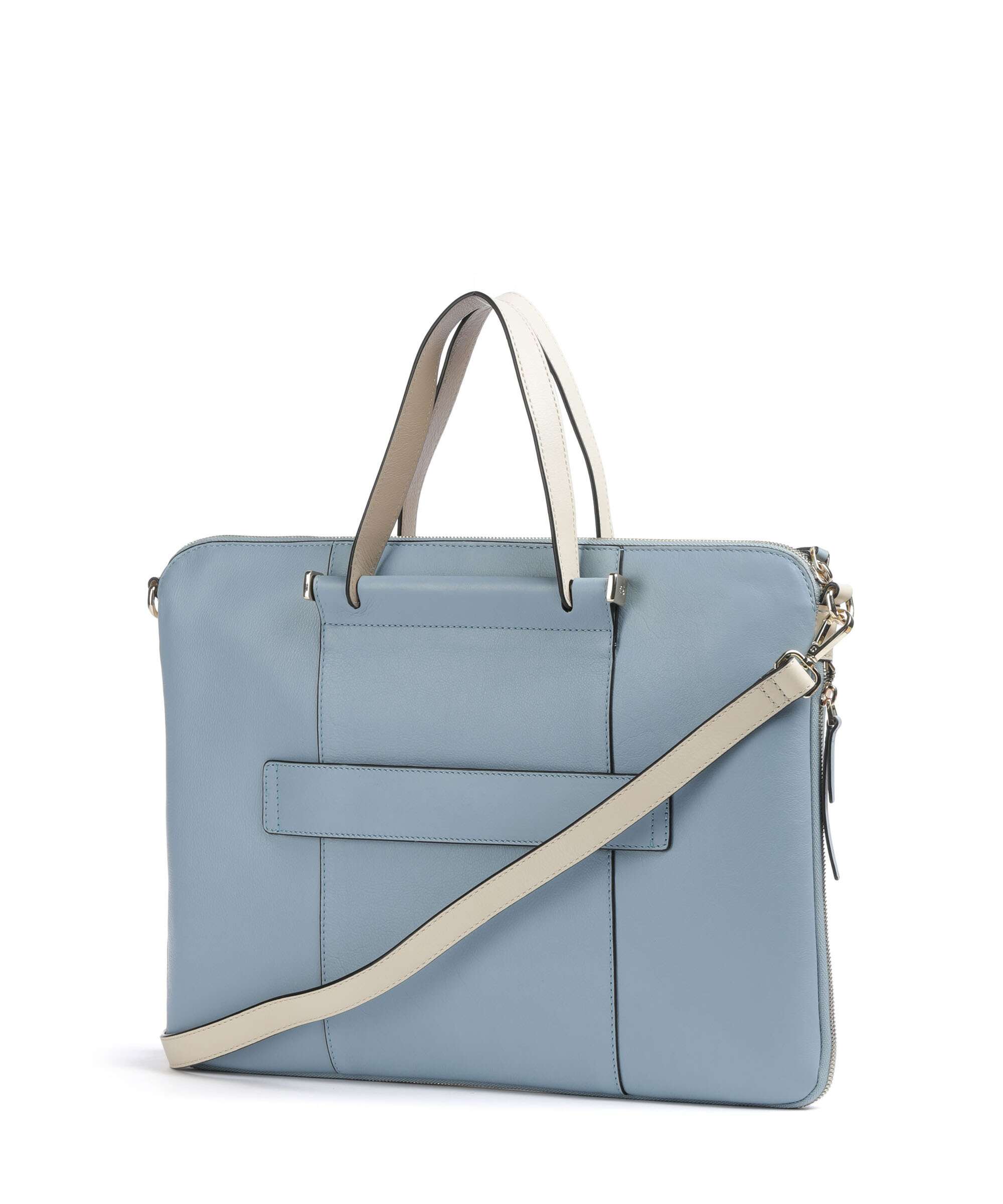 Piquadro Circle Aktetas light blue/beige - Image 2