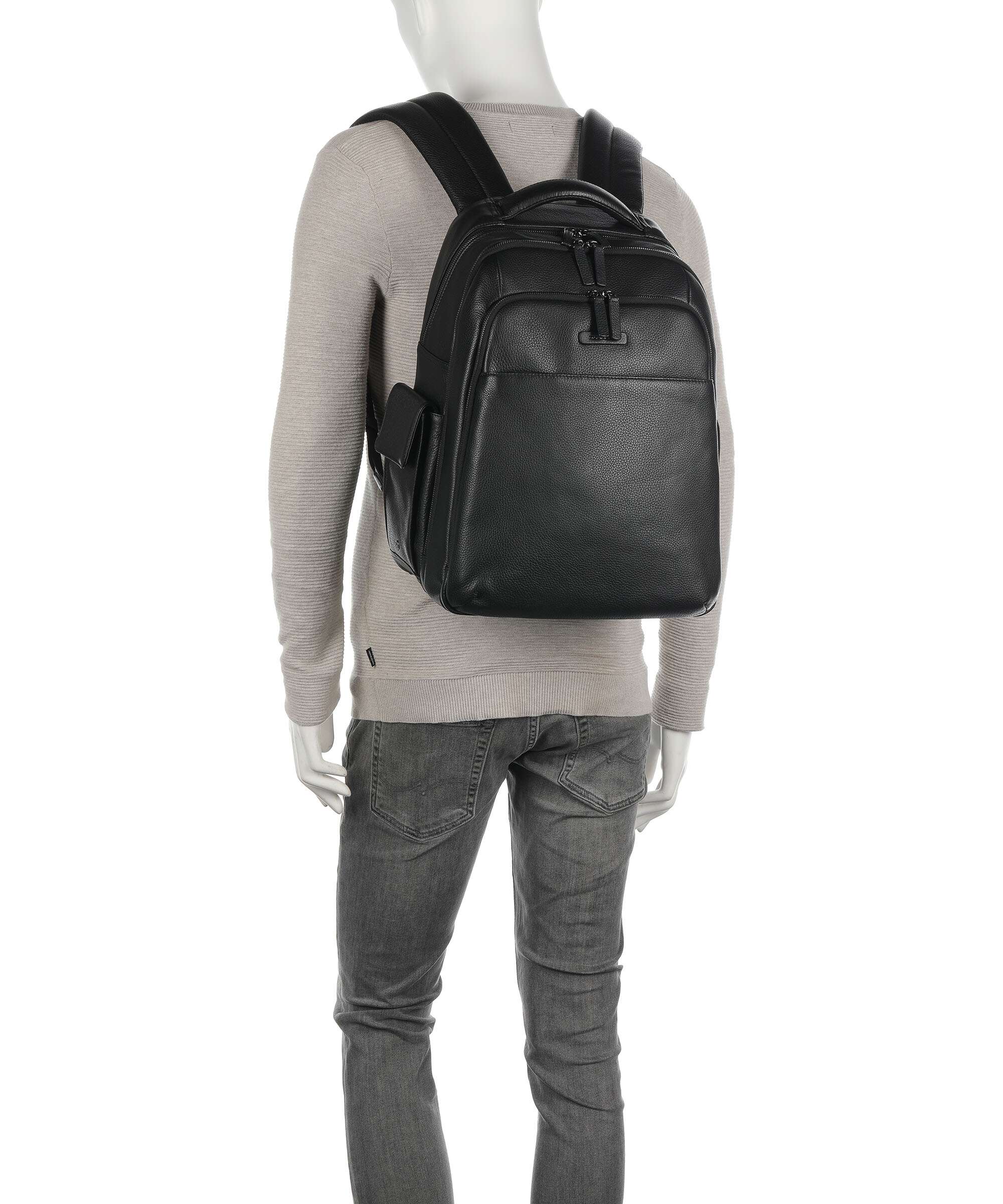 Piquadro Collezione Modus Restyling Rugzak black - Image 3