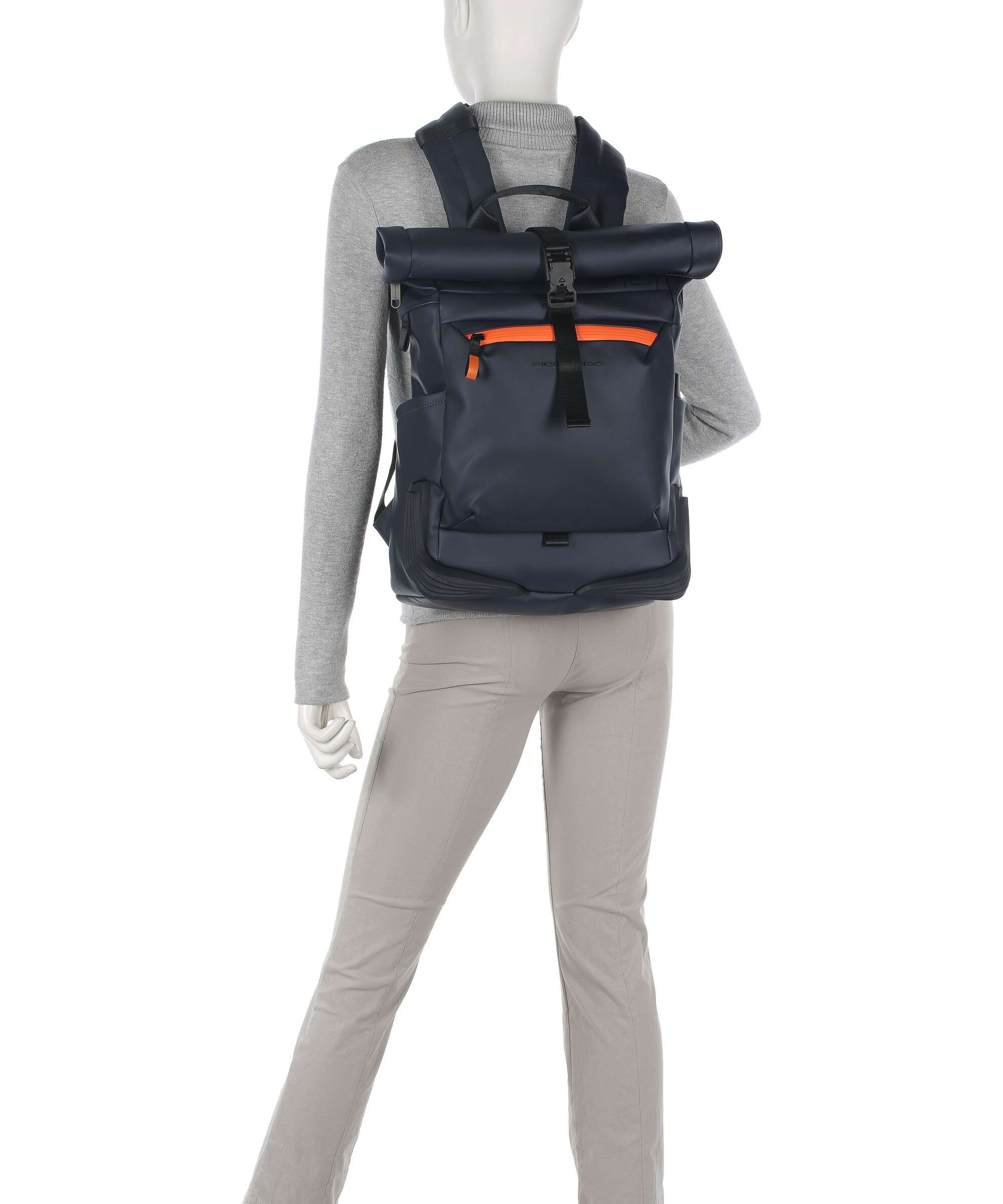 Piquadro Corner 2.0 Rolltop rugzak blue - Image 3