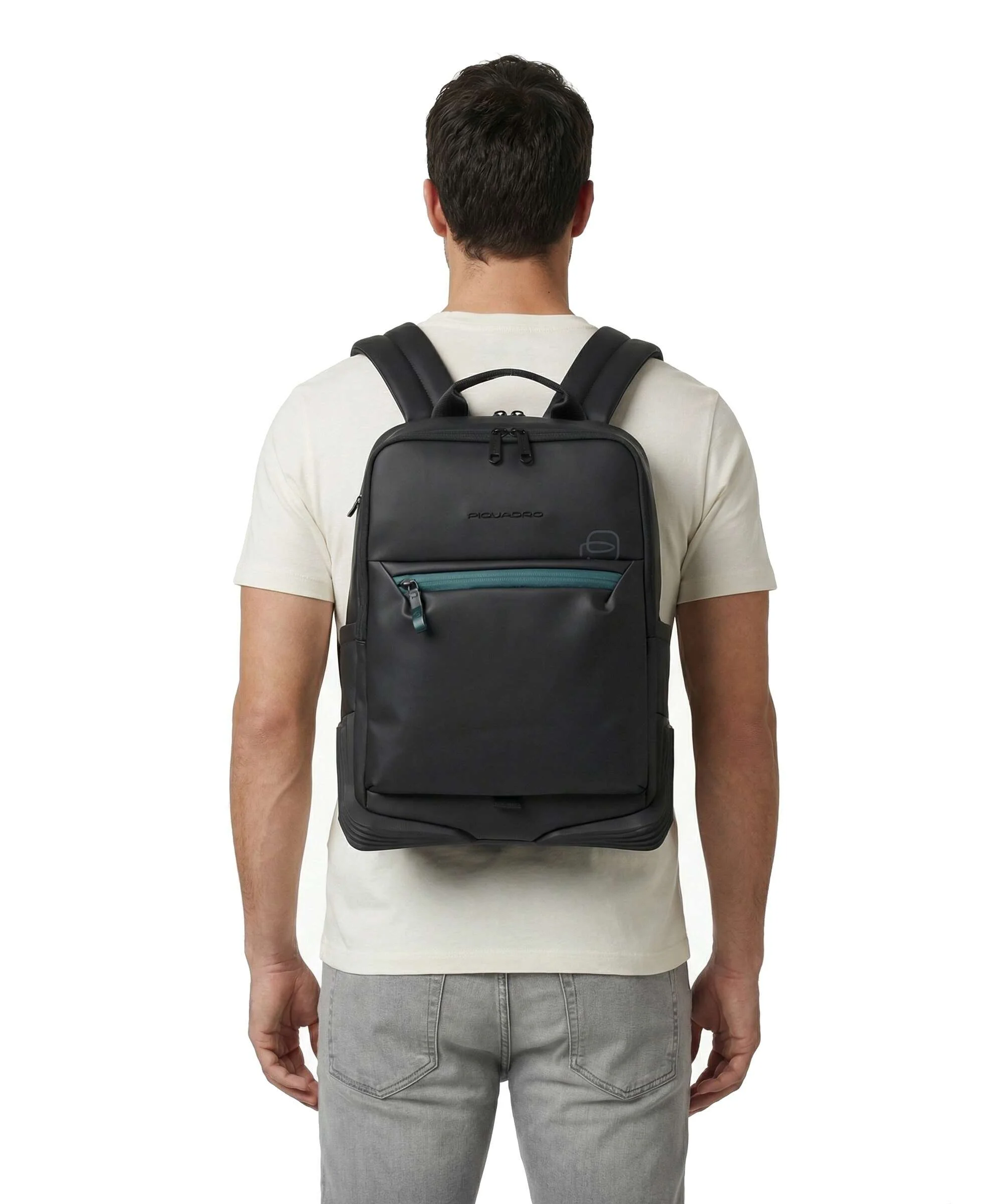 Piquadro Corner 2.0 Rugzak black - Image 3
