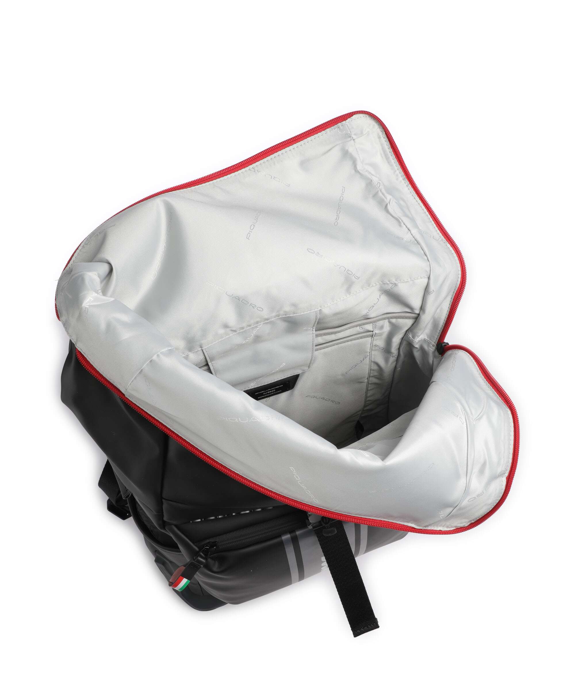 Piquadro Corner Special Ducati Rolltop rugzak black - Image 7