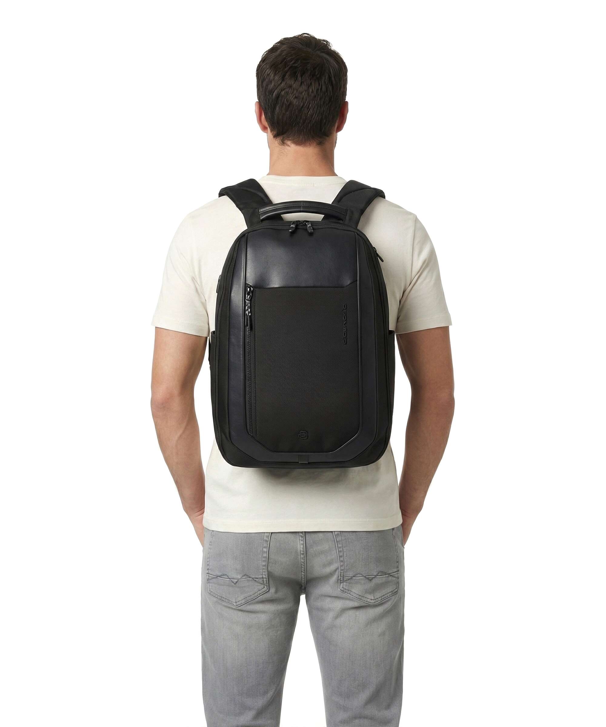 Piquadro Lyss Easyjet Reis rugzak black - Image 4