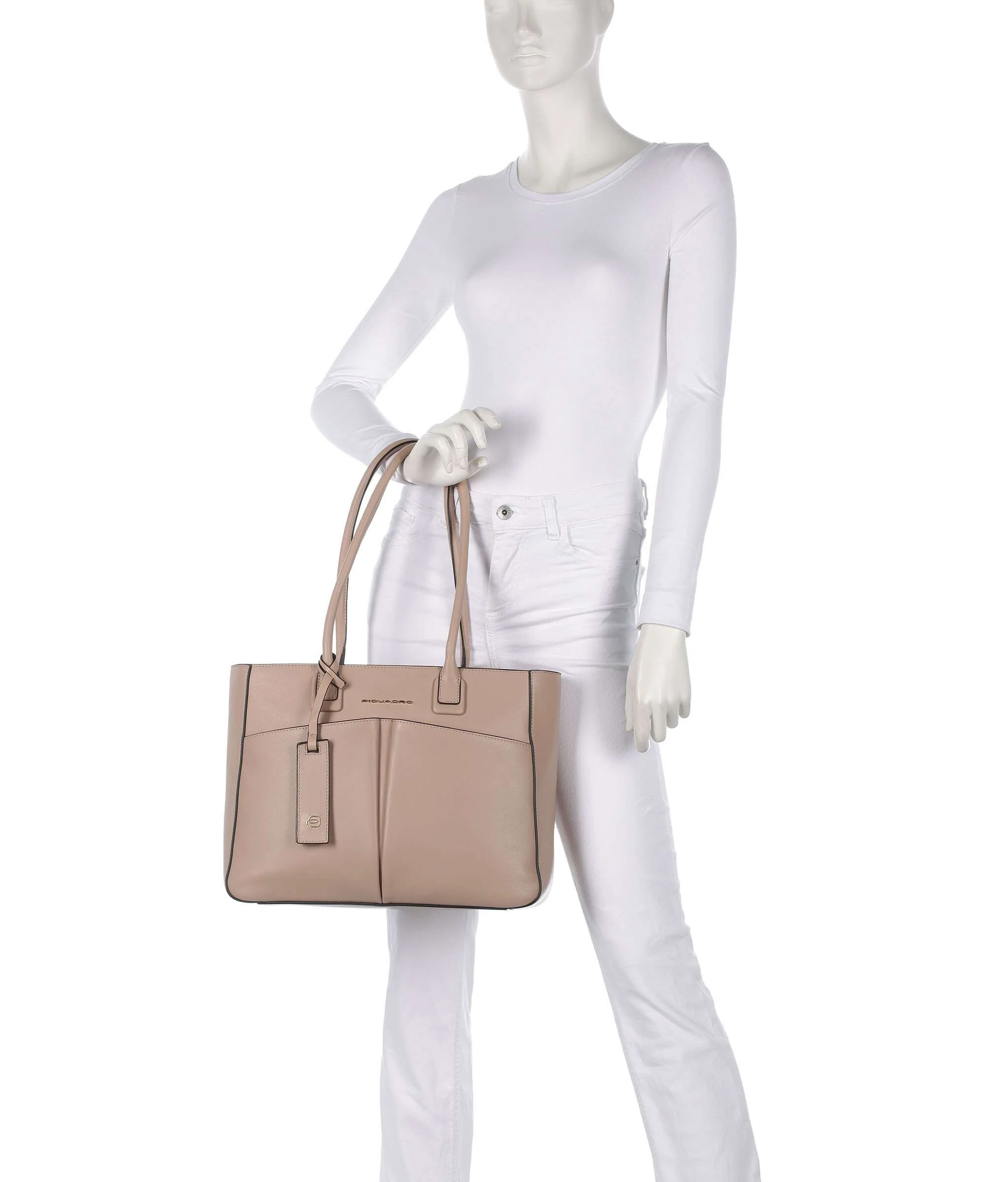Piquadro Nevet Boodschappentas pink - Image 3