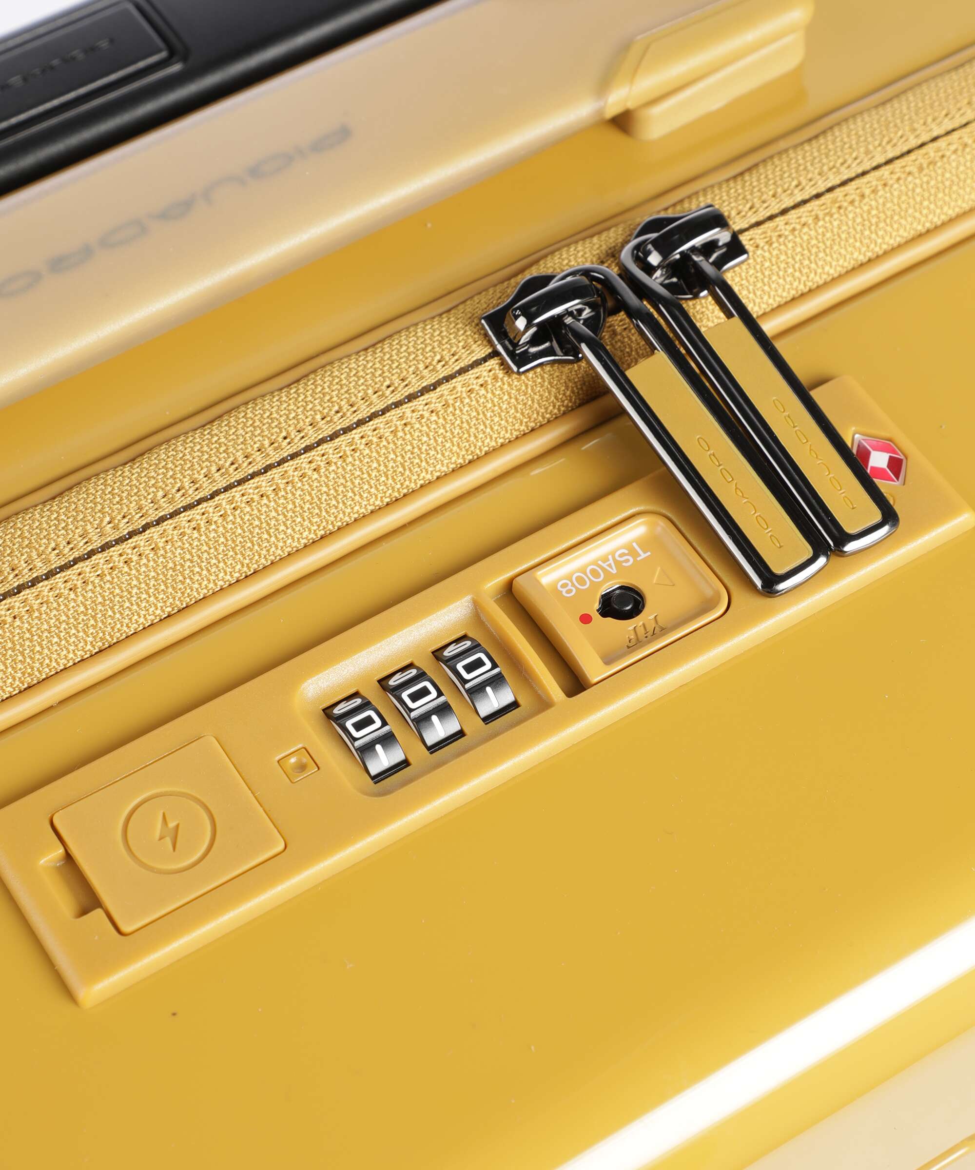 Piquadro POP Trolley (4 wielen) mustard - Image 3