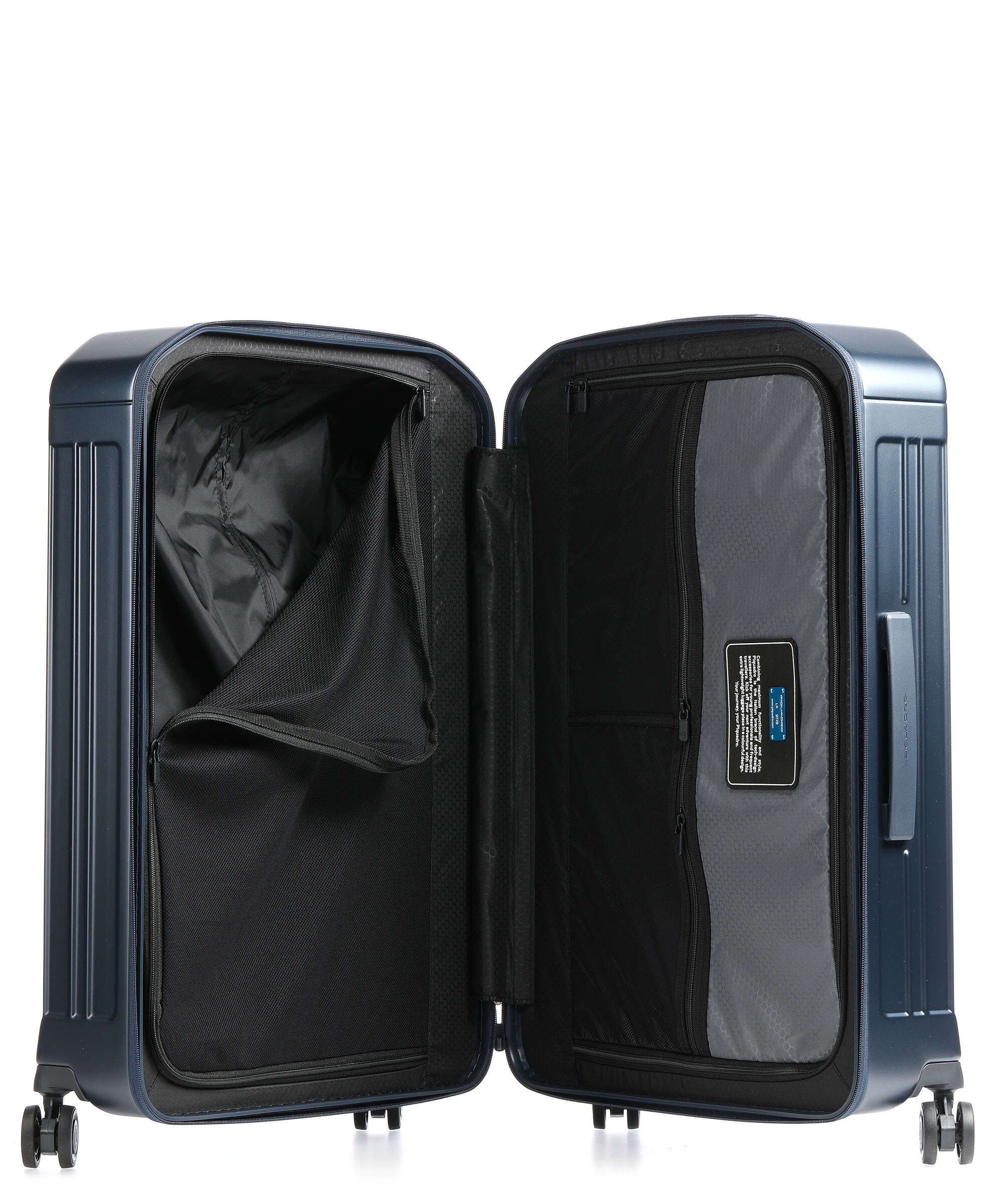 Piquadro PQ Light Trolley (4 wielen) matt blue - Image 5