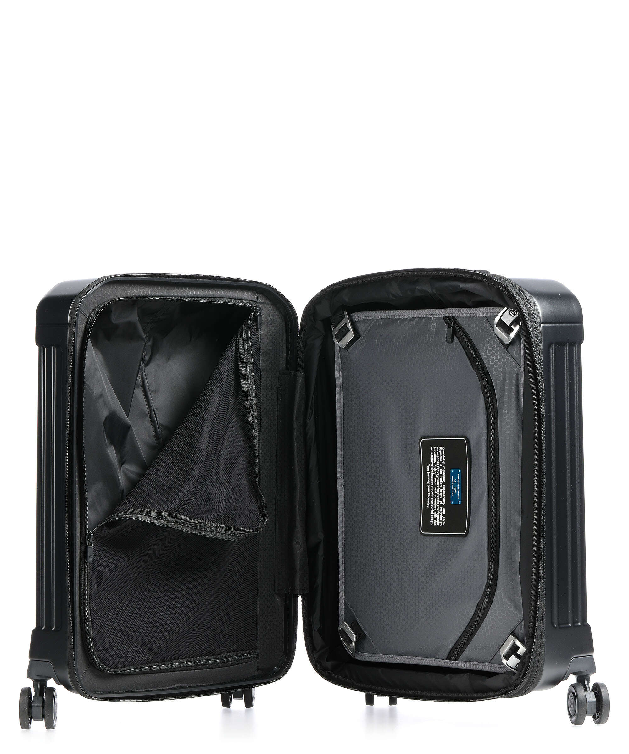 Piquadro PQ Light Trolley (4 wielen) matt black - Image 6