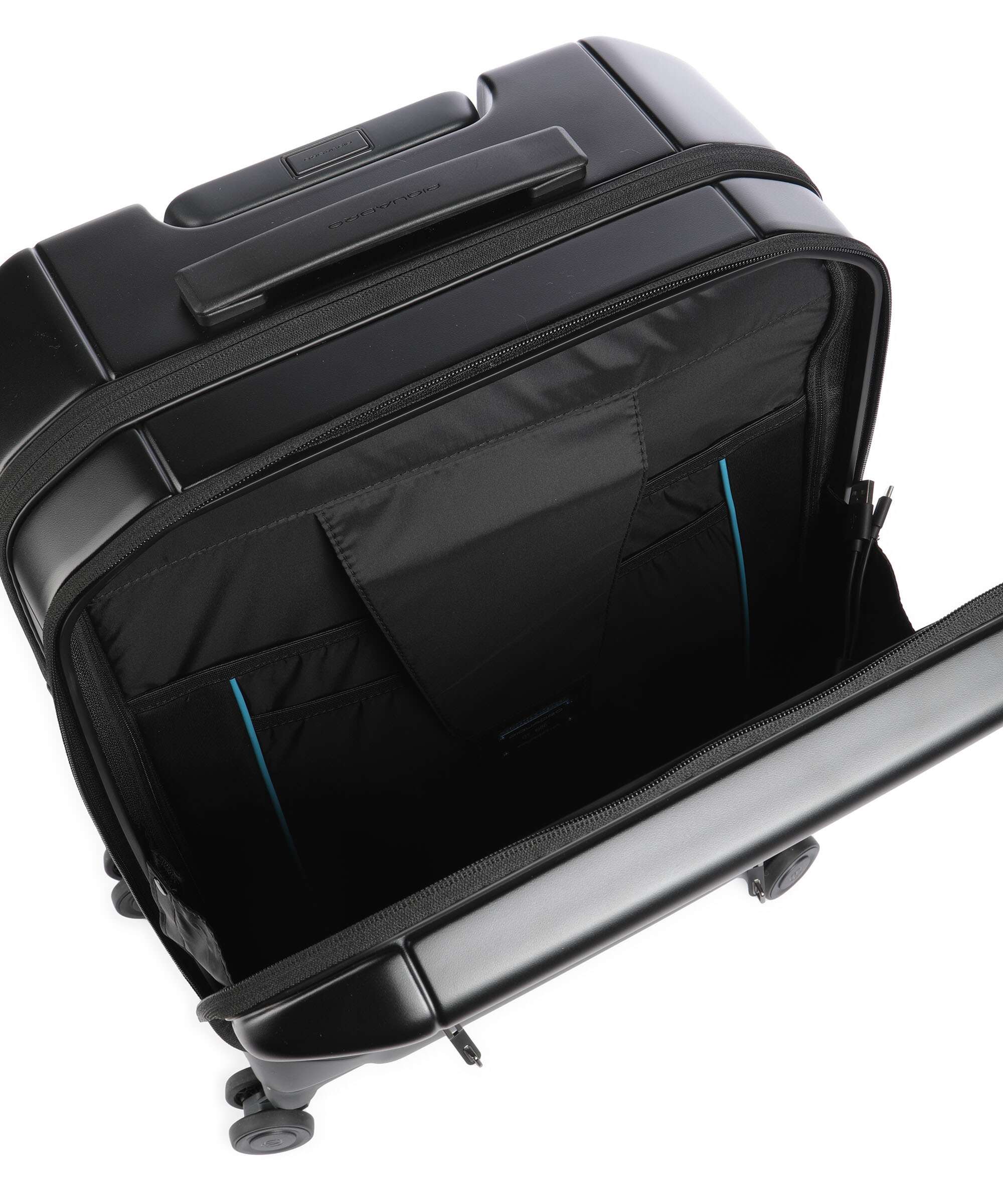 Piquadro PQ-Light Trolley (4 wielen) black - Image 4
