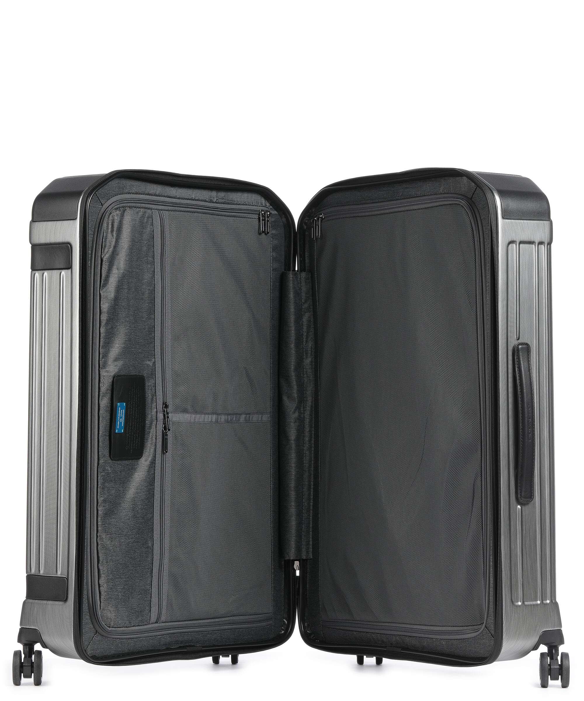 Piquadro PQL-Premium Trolley (4 wielen) grey/black - Image 5