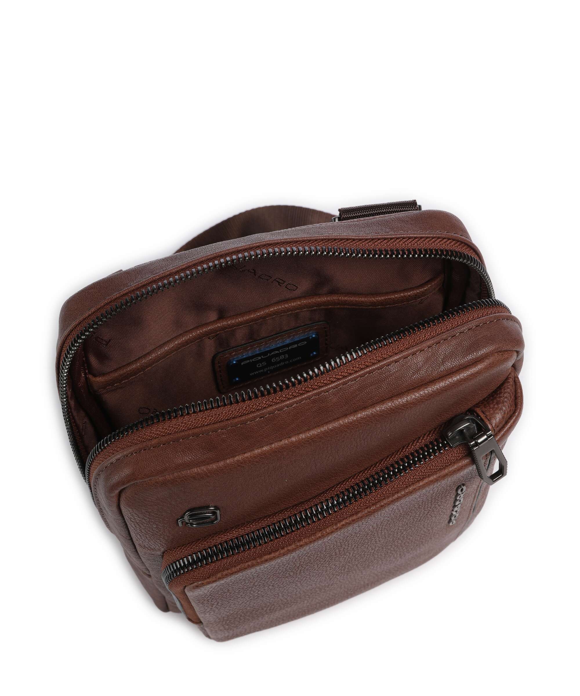 Piquadro S134 Crossbody tas brown - Image 7