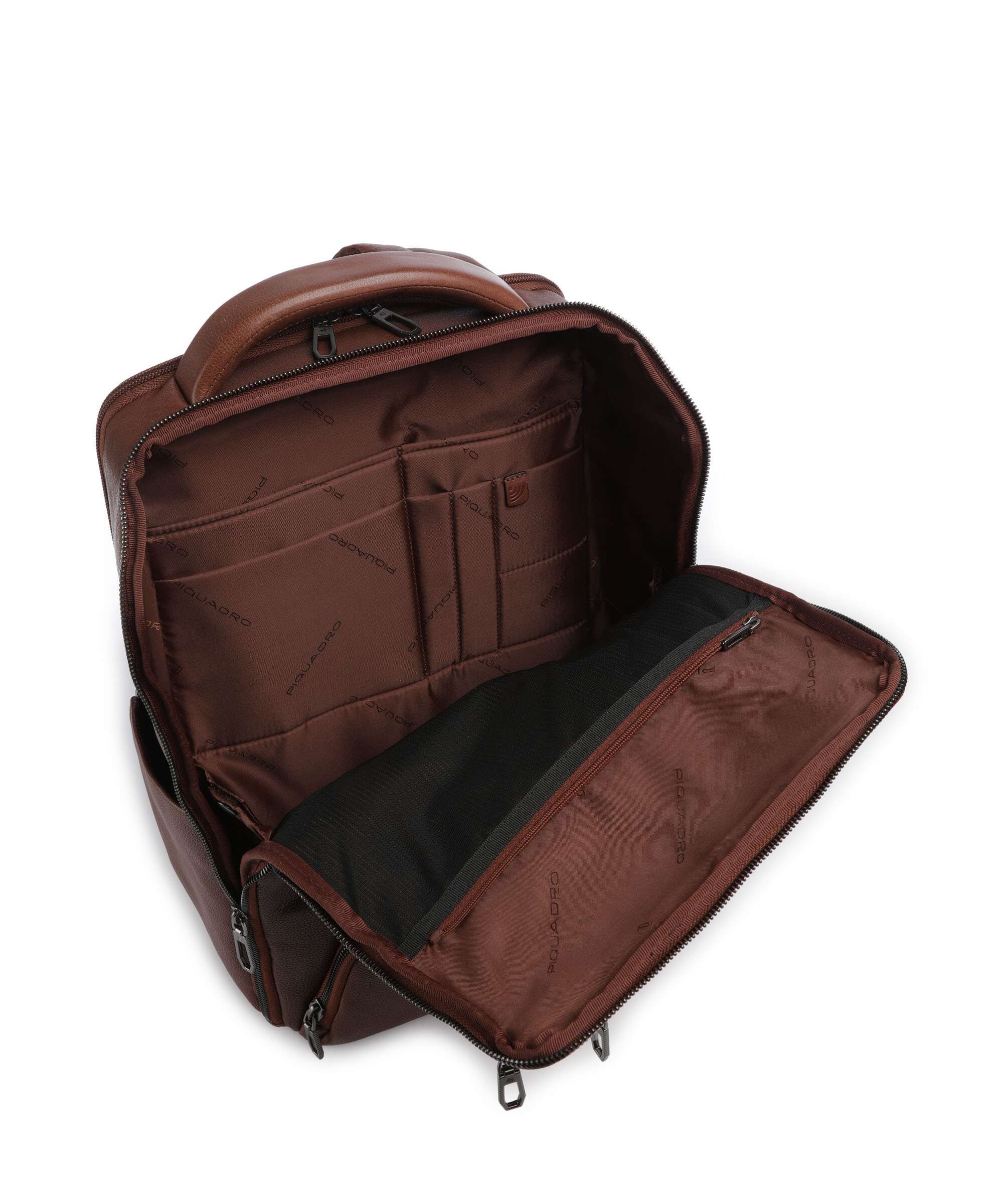 Piquadro S134 Rugzak brown - Image 5