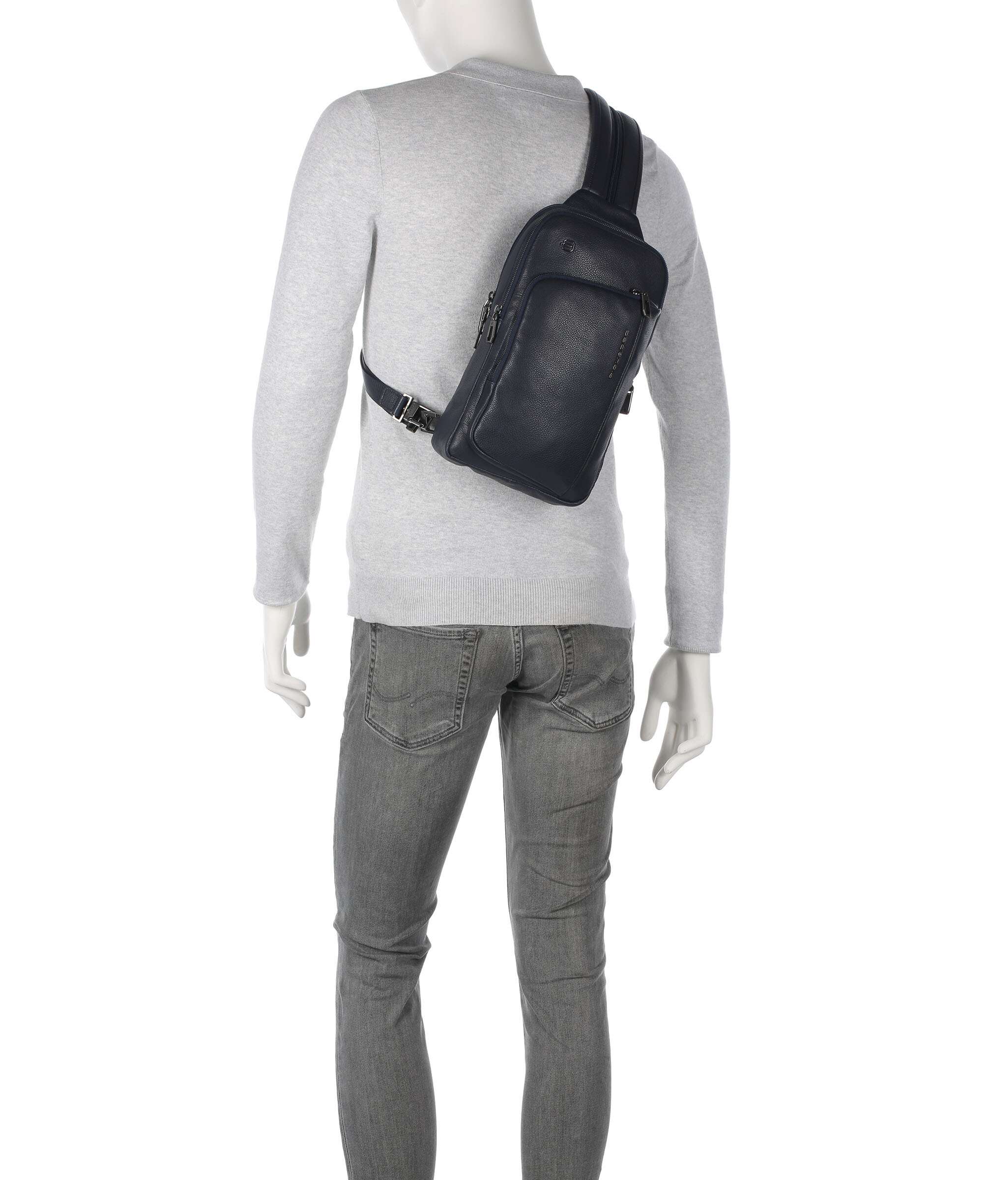 Piquadro S134 Sling rugzak blue - Image 3
