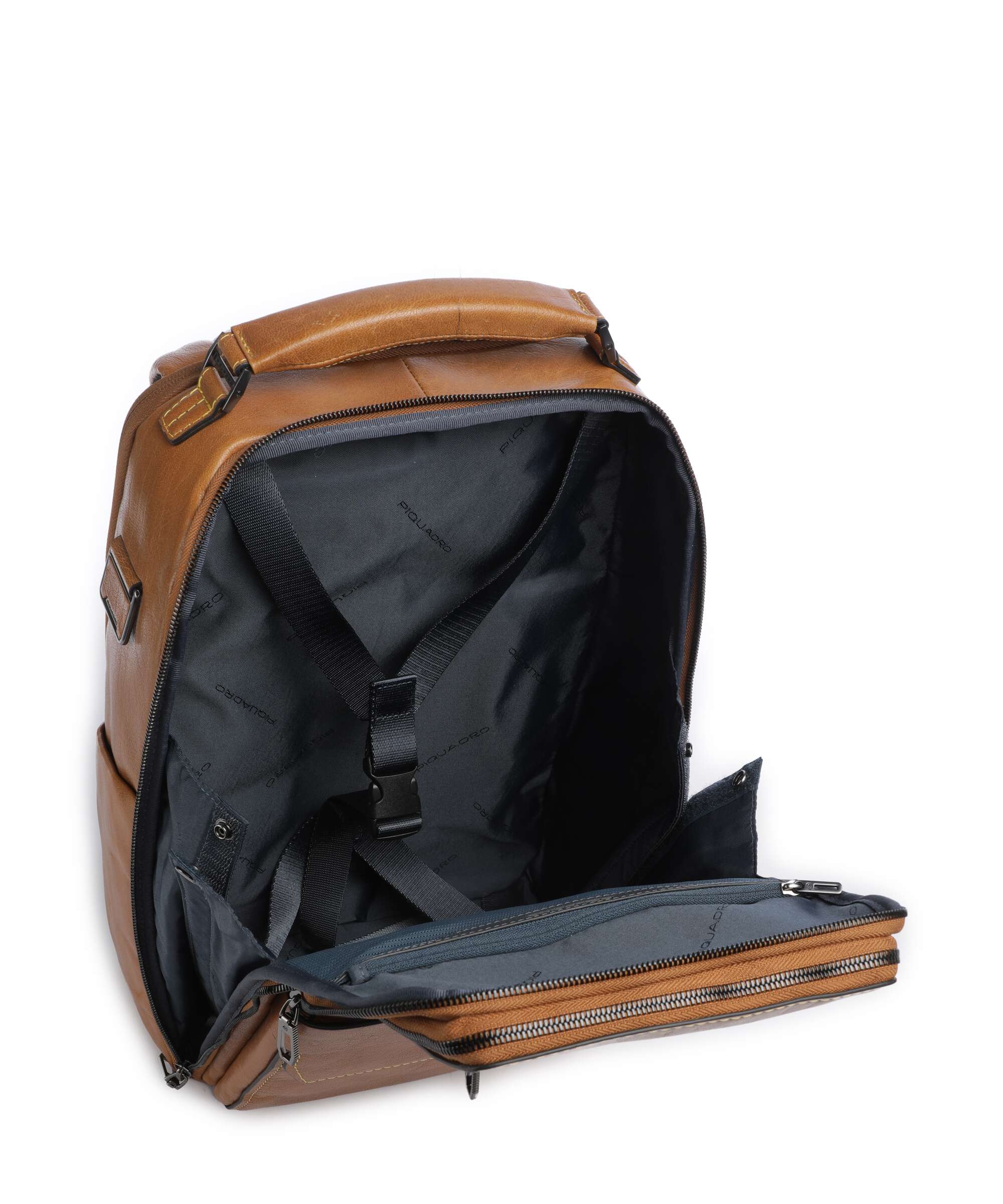 Piquadro Solm Laptop rugzak beige - Image 5