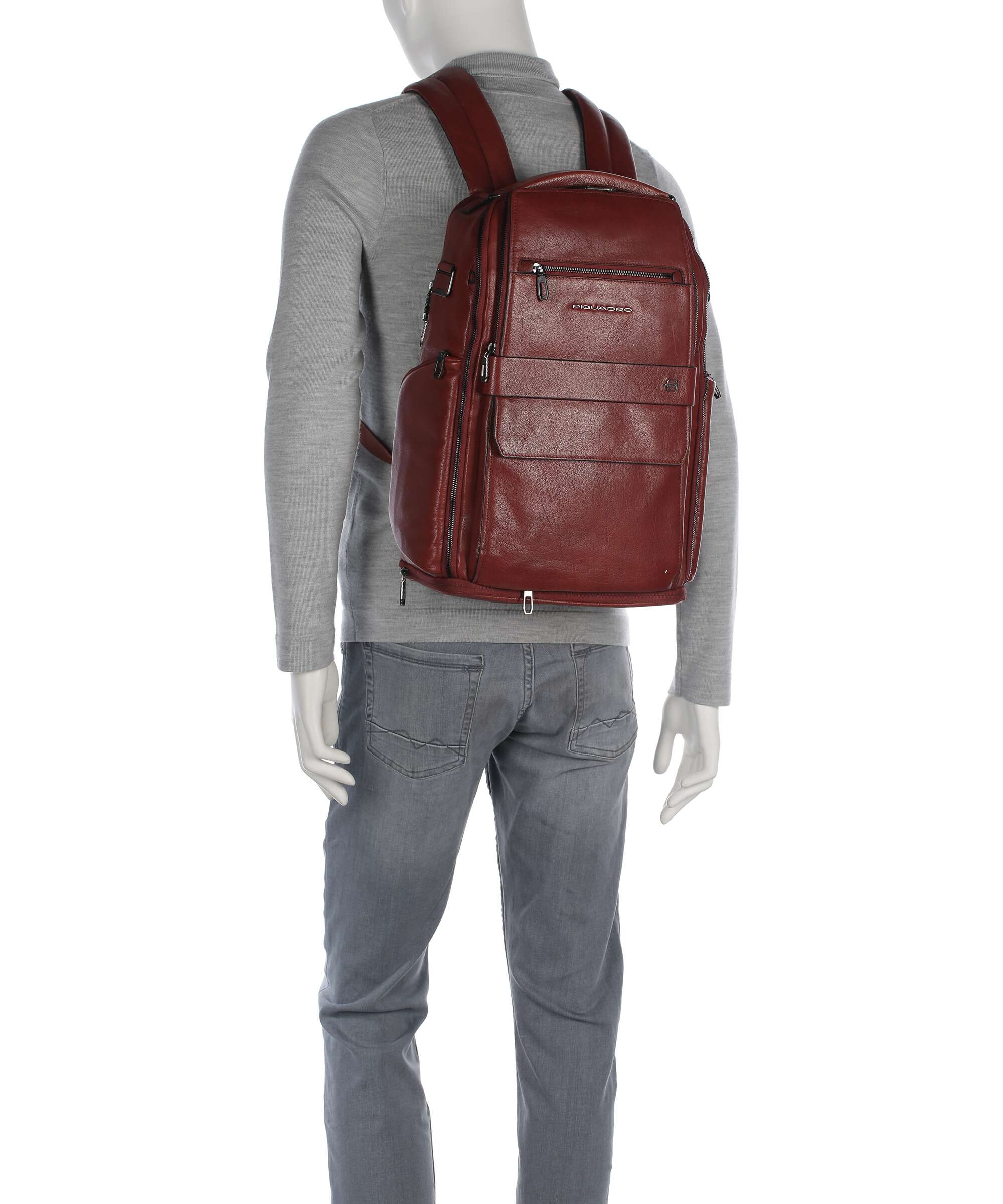 Piquadro Solm Reis rugzak cuoio - Image 3
