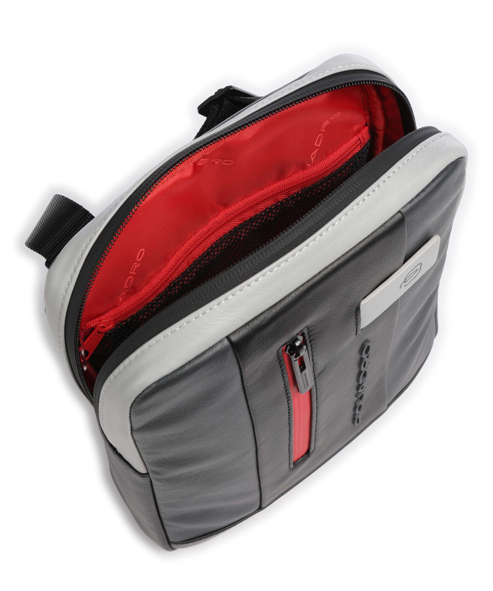 Piquadro Urban Crossbody tas grey/black - Image 5