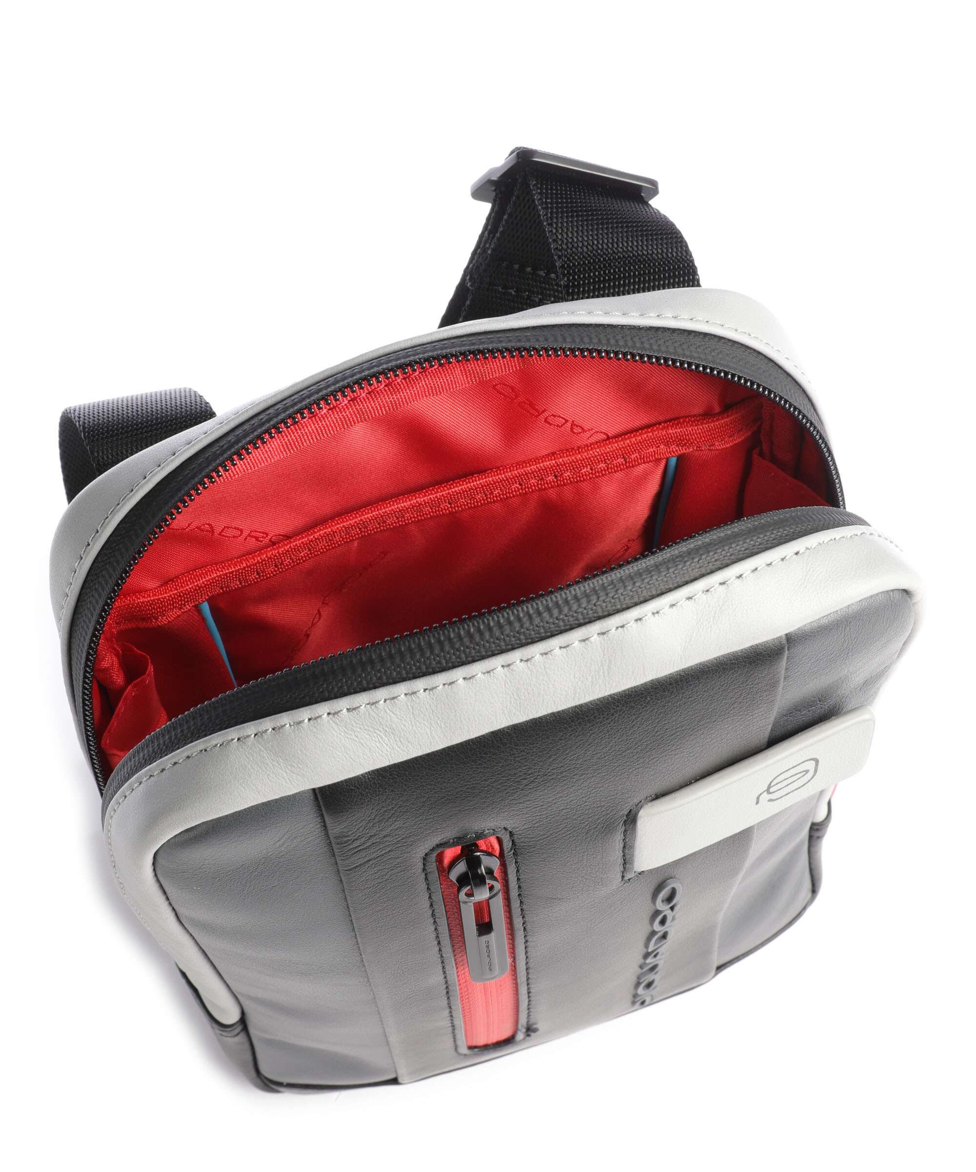 Piquadro Urban Crossbody tas grey/black - Image 6