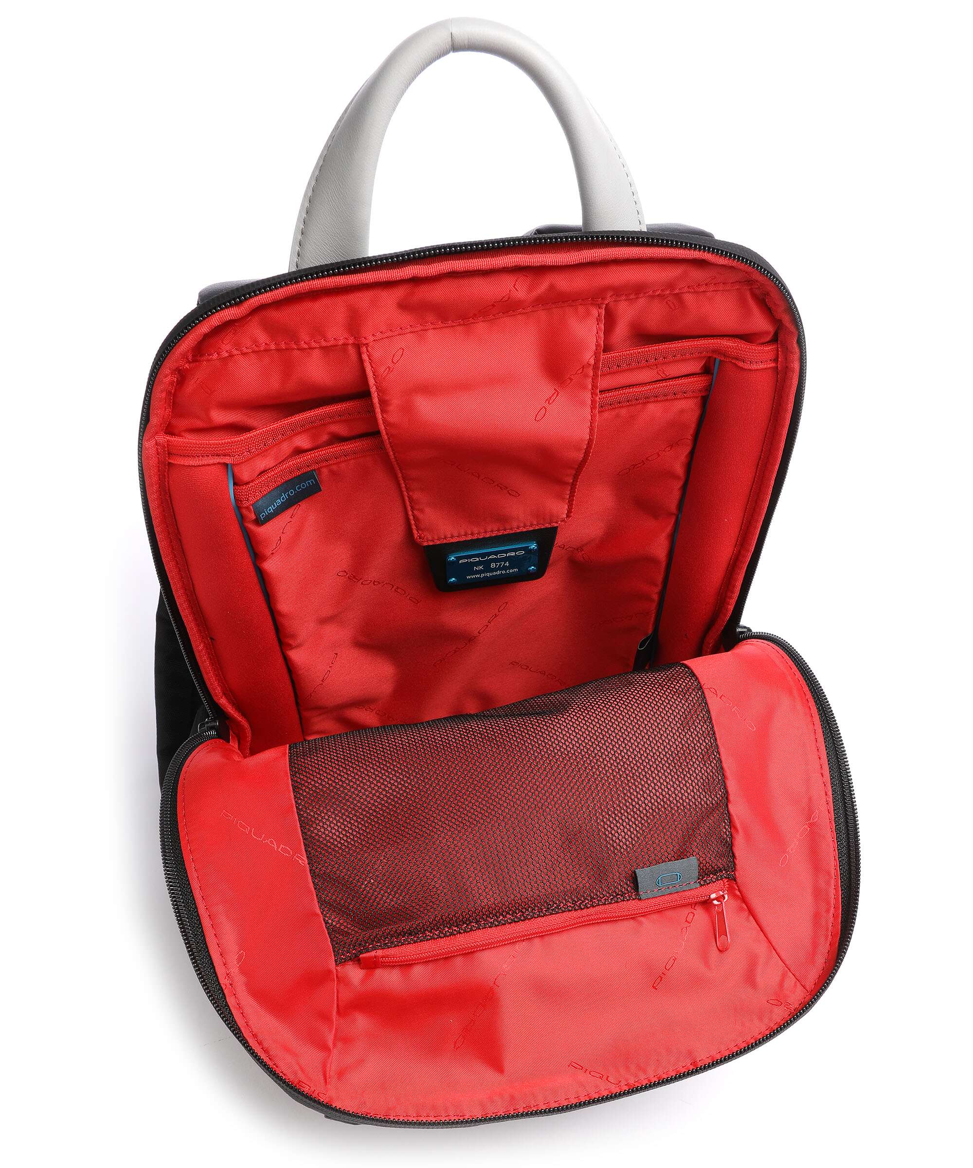 Piquadro Urban Laptop rugzak grey/black - Image 4