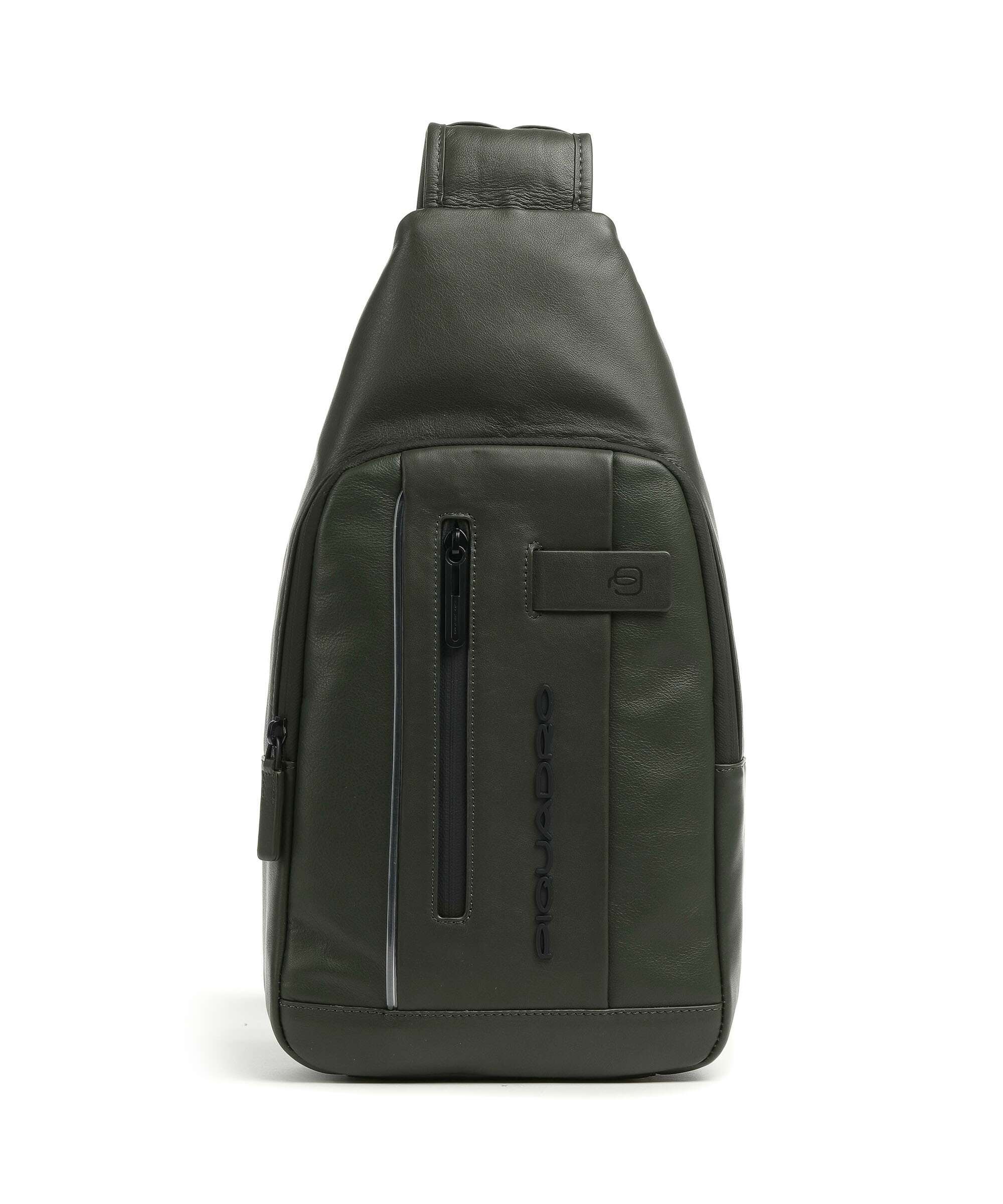 Piquadro Urban LED Sling rugzak forest green