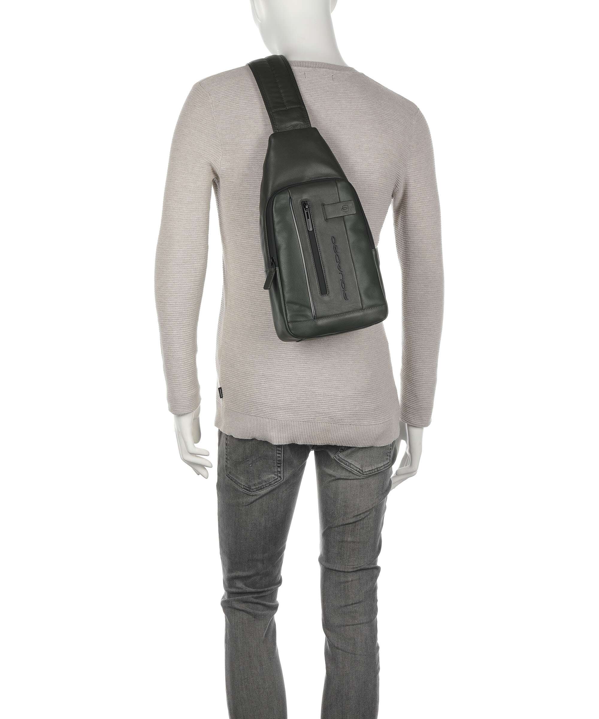 Piquadro Urban LED Sling rugzak forest green - Image 3