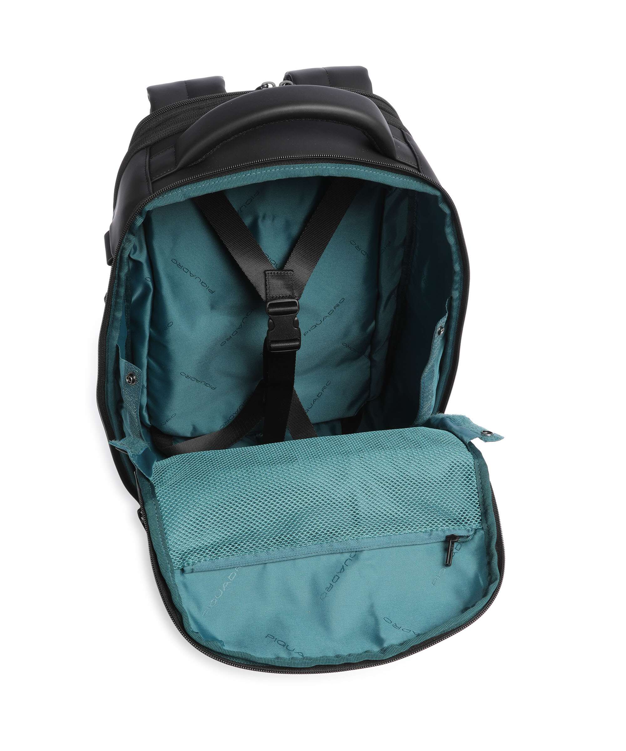 Piquadro W129W Reis rugzak nero - Image 6