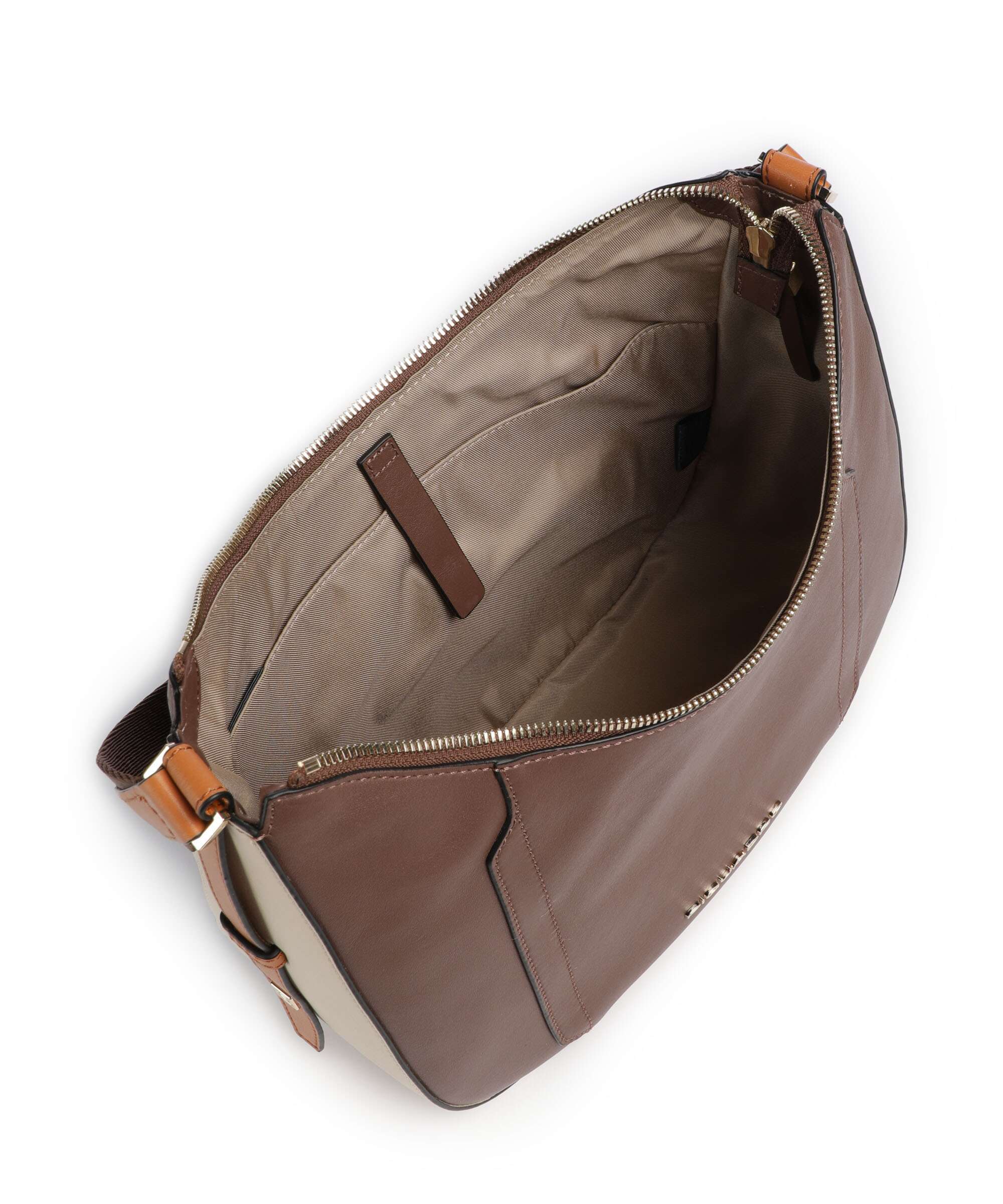 Piquadro W92 Crossbody tas marrone/beige - Image 6
