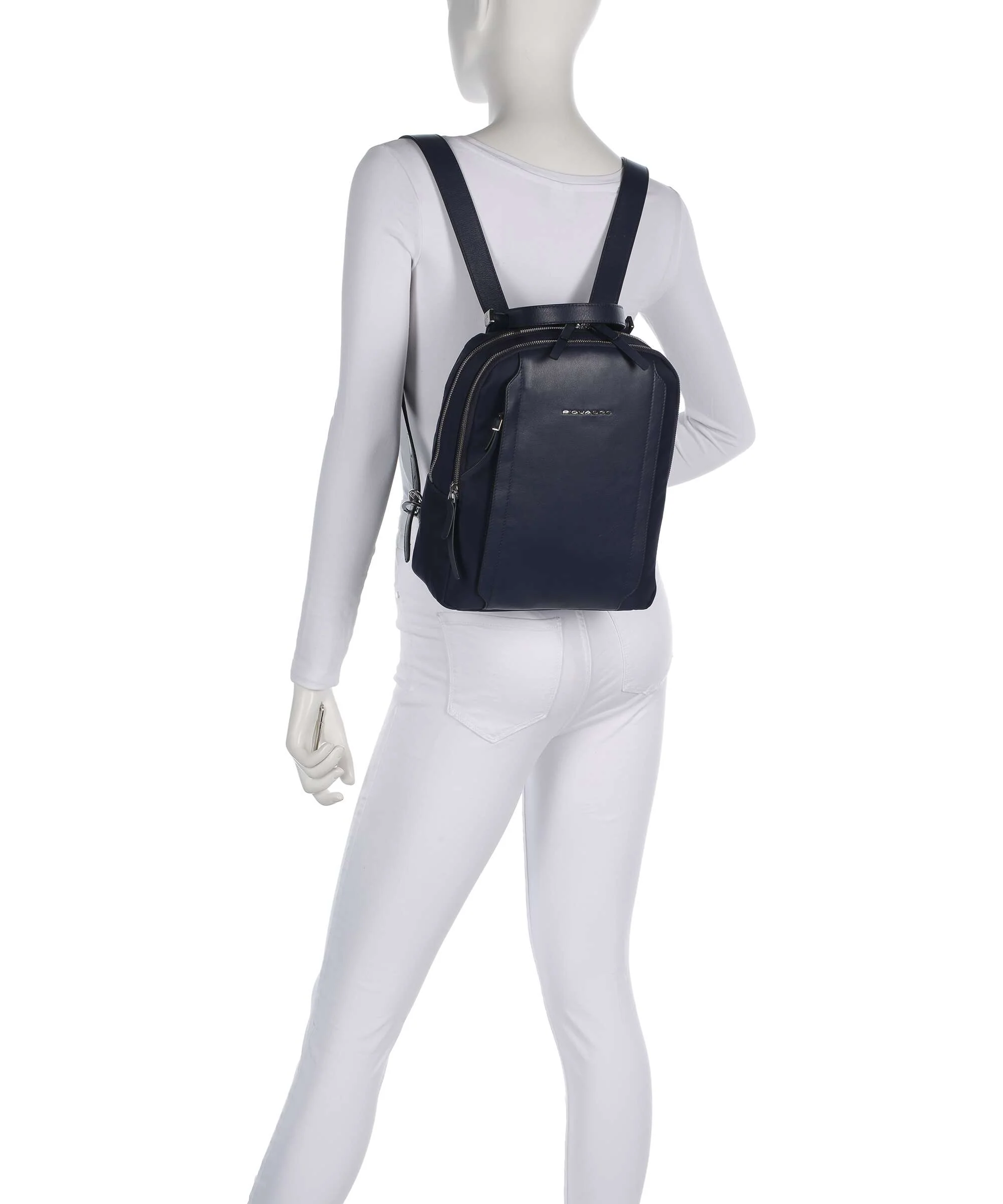 Piquadro W92T Rugzak blue - Image 3
