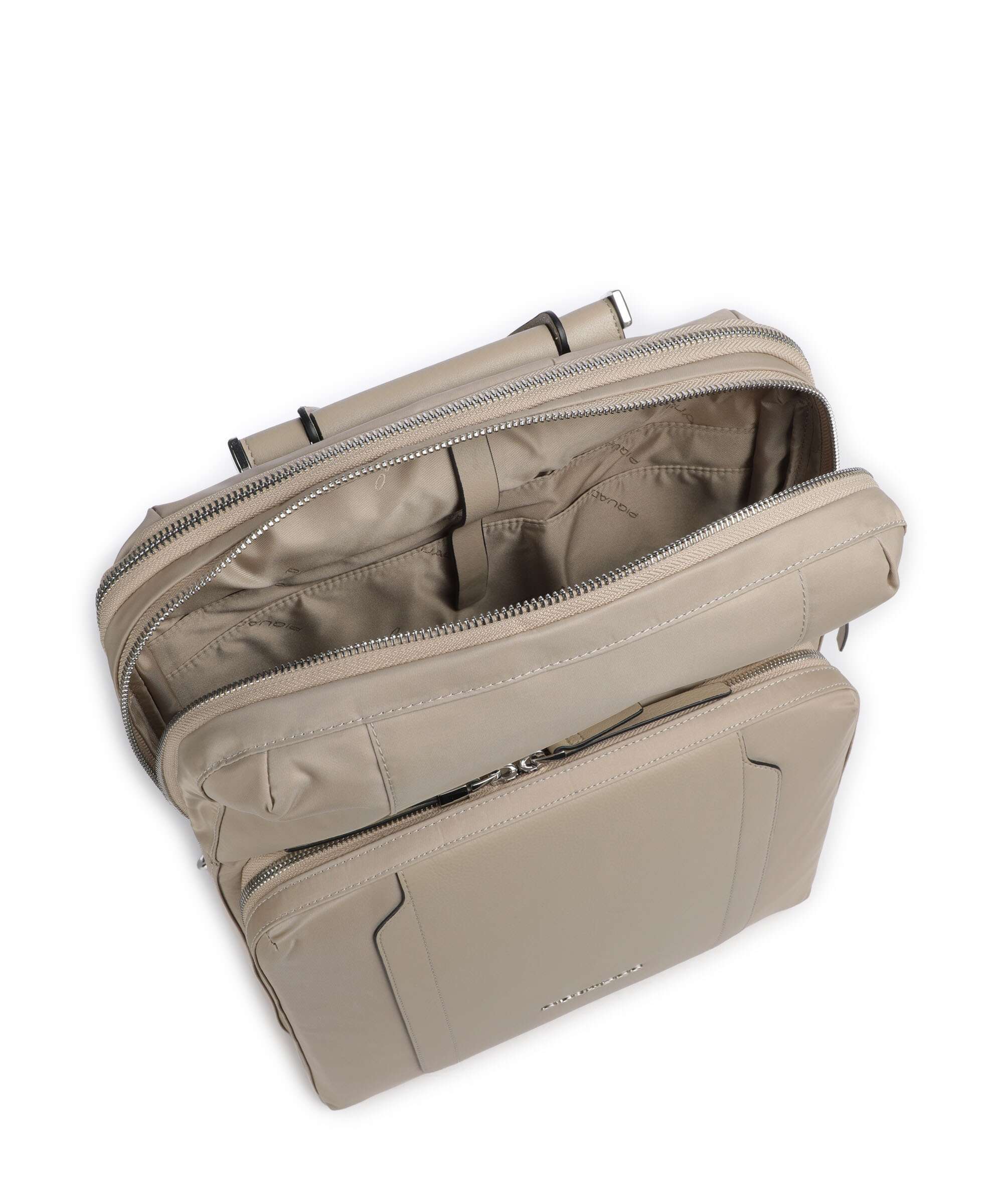 Piquadro W92T Rugzak beige - Image 5