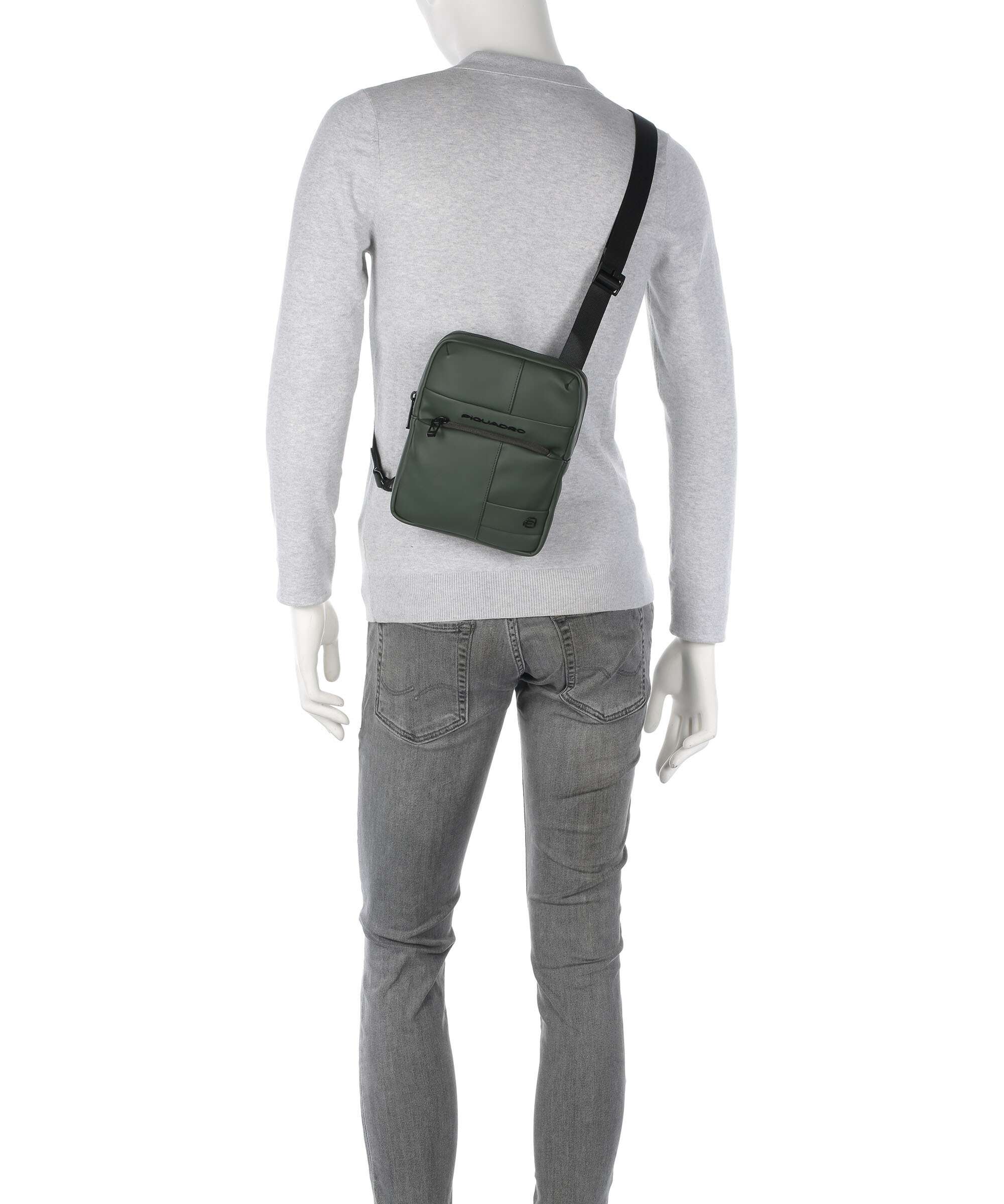 Piquadro Wollem W129 Crossbody tas verde - Image 3