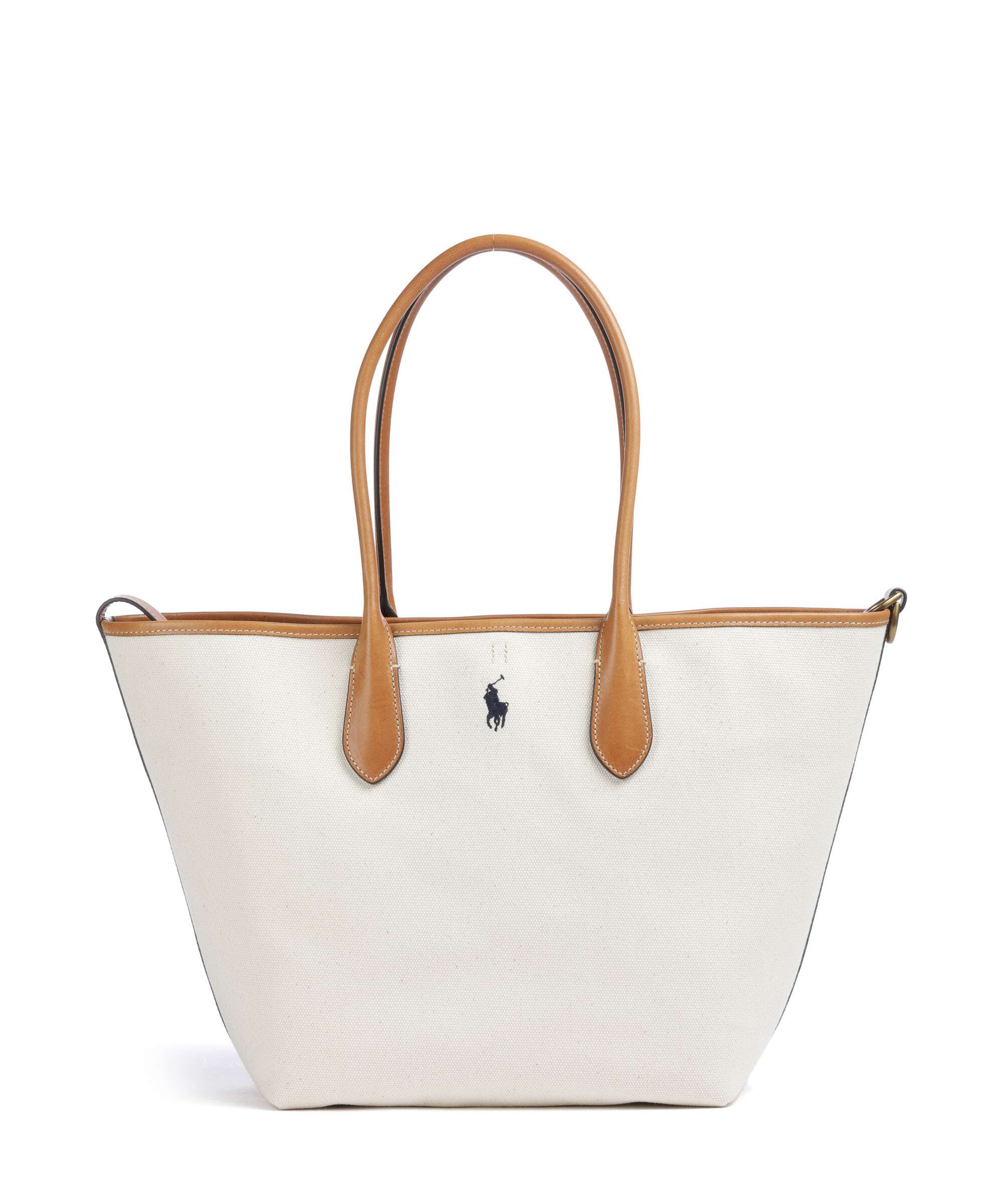 Polo Ralph Lauren Bellport Medium Boodschappentas natural/navy