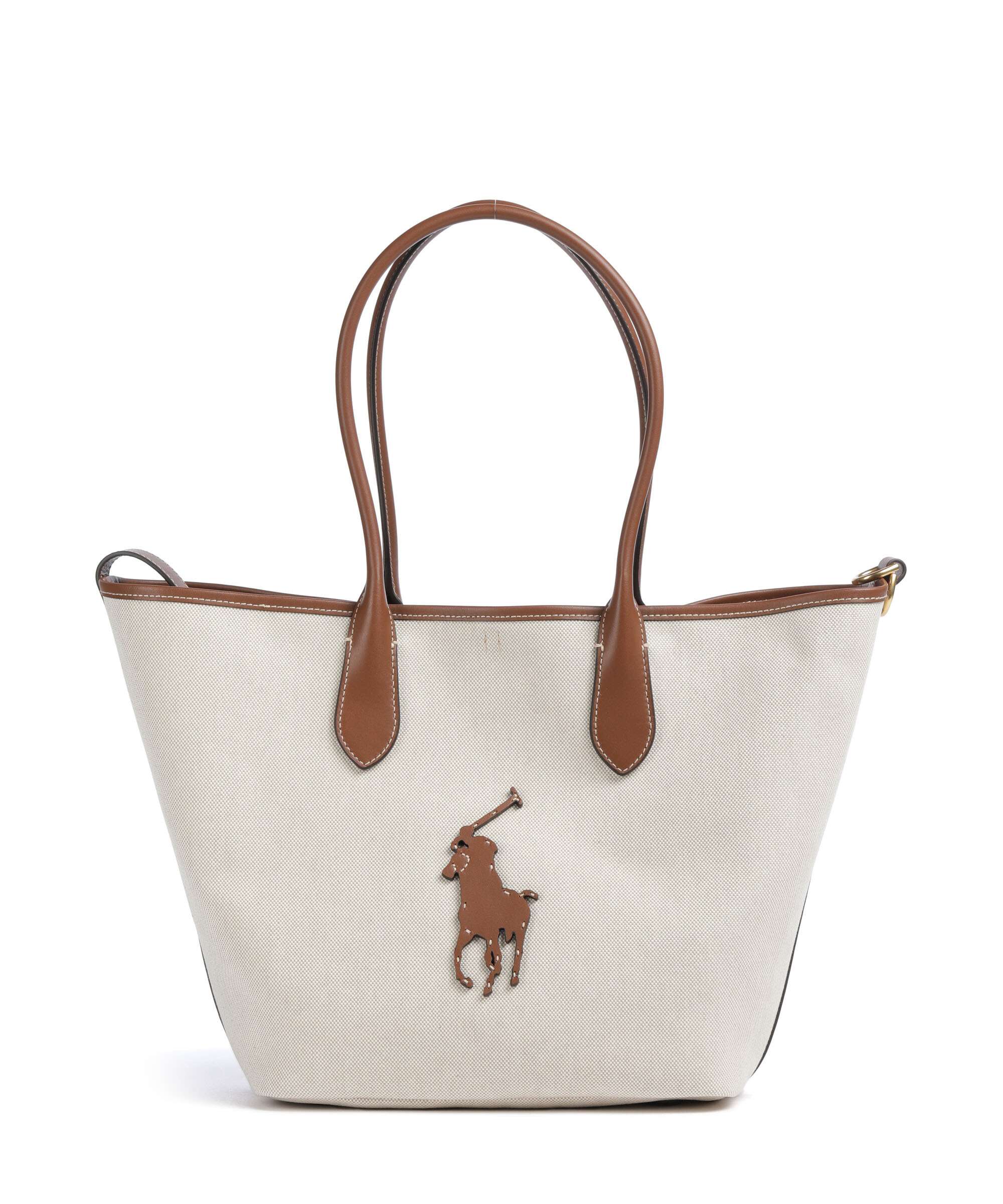Polo Ralph Lauren Bellport Medium Boodschappentas natural/cuoio