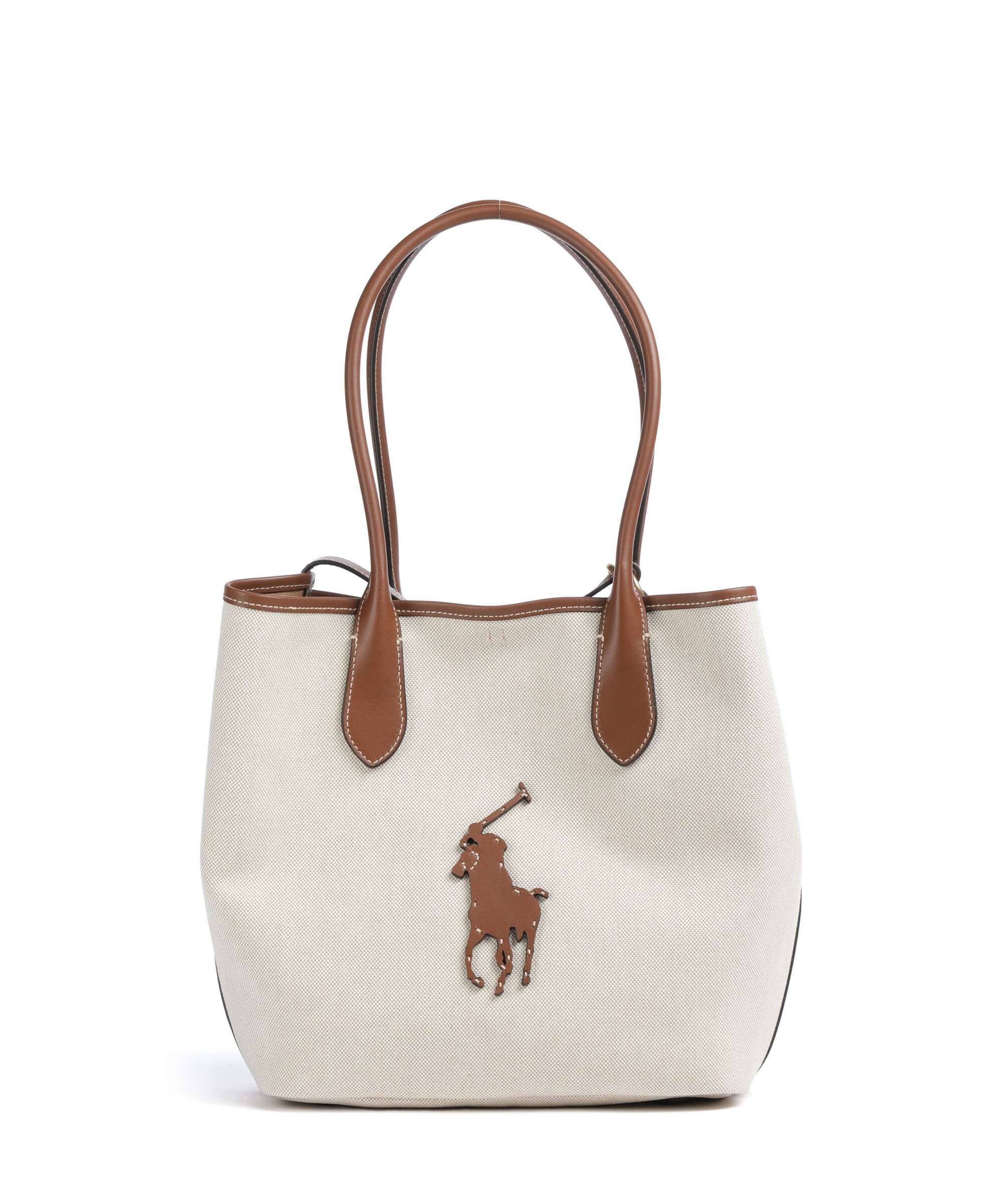 Polo Ralph Lauren Bellport Medium Boodschappentas natural/cuoio - Image 2
